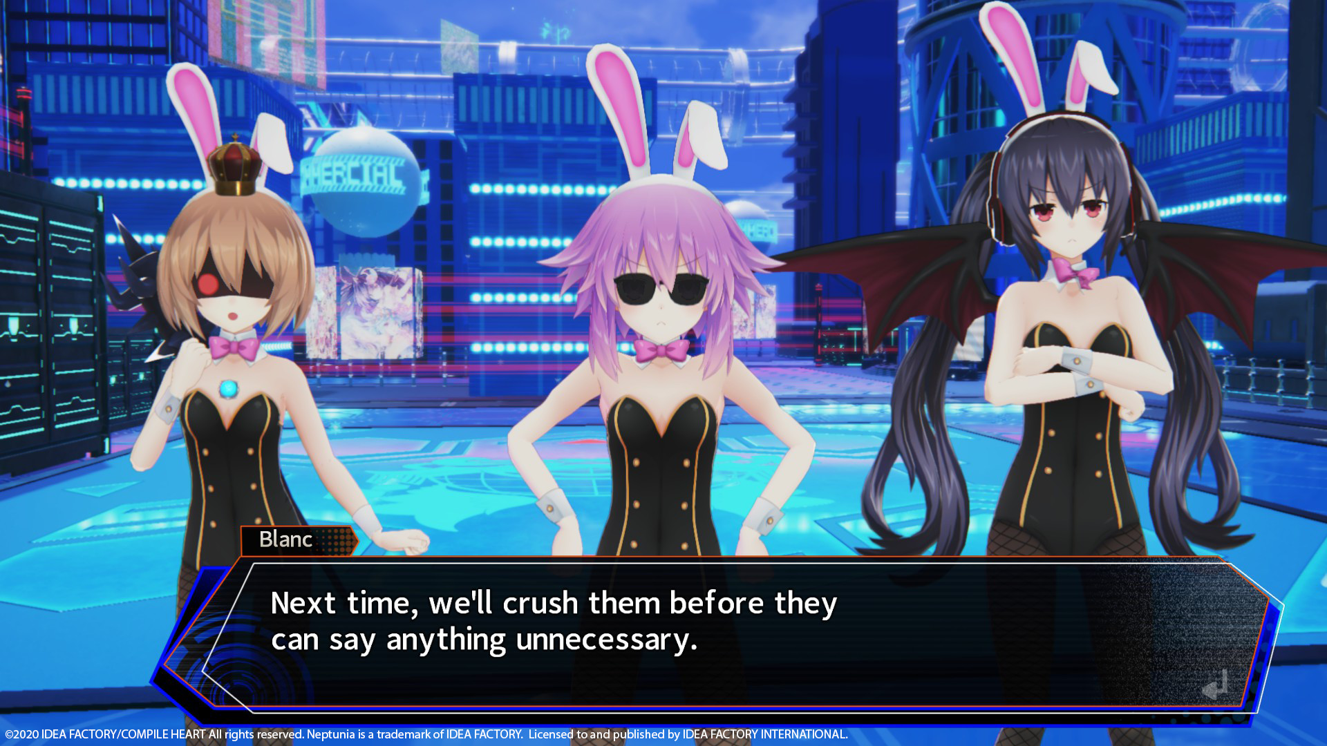 Neptunia Virtual Stars - Bunny Outfit: Goddess Set screenshot 5