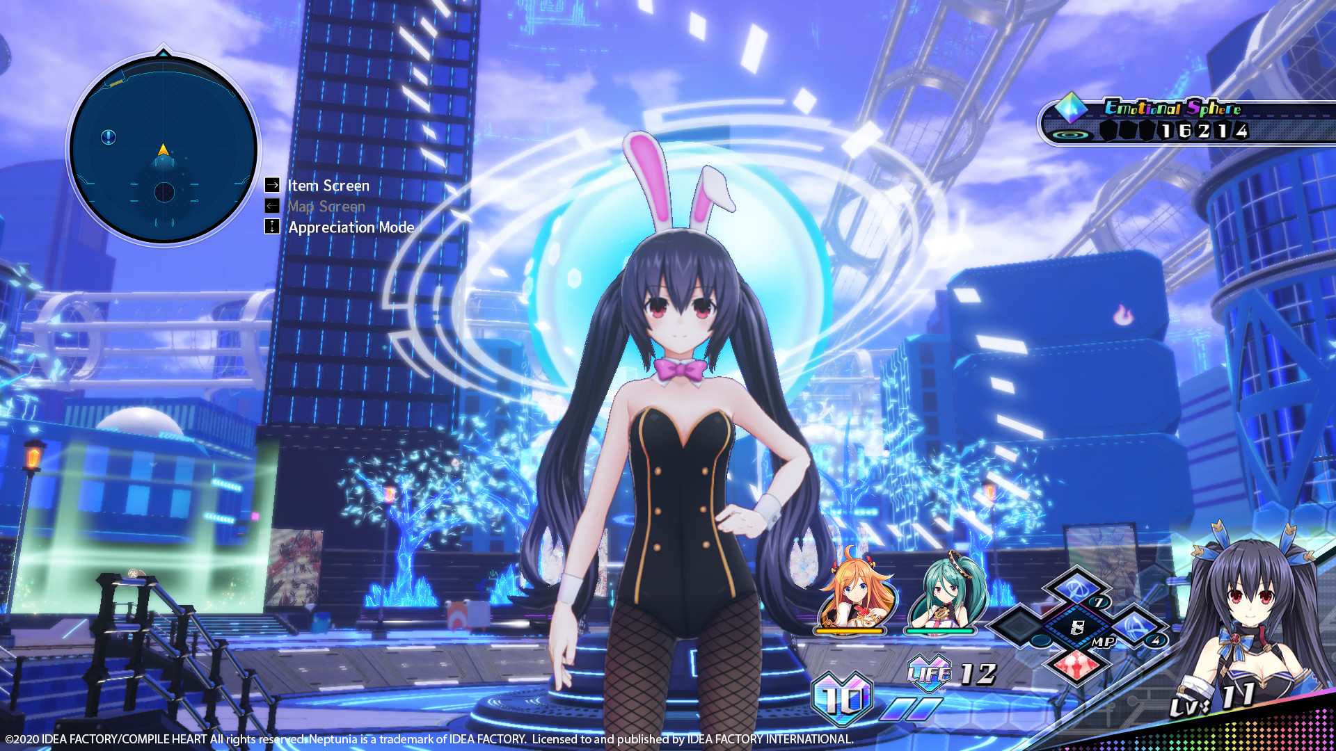 Neptunia Virtual Stars - Bunny Outfit: Goddess Set screenshot 2
