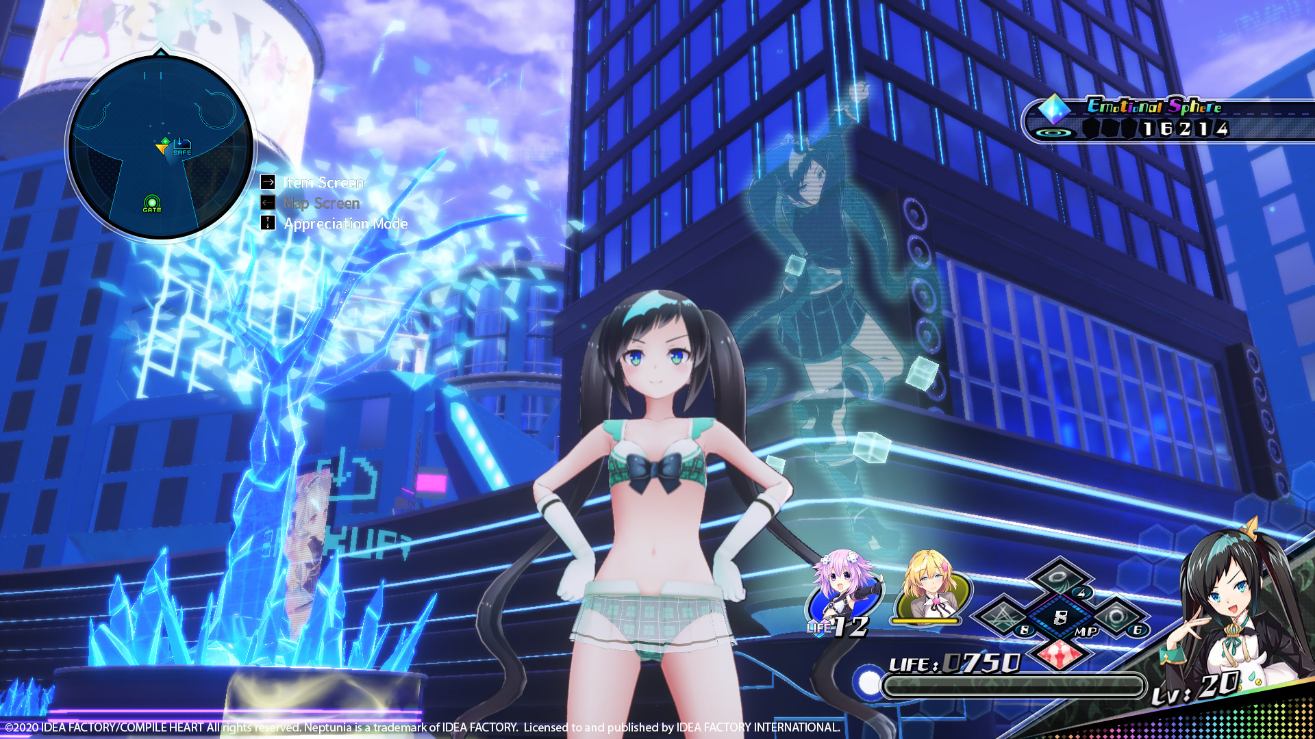 Neptunia Virtual Stars - Bikini Outfit: V-Idol Set screenshot 3