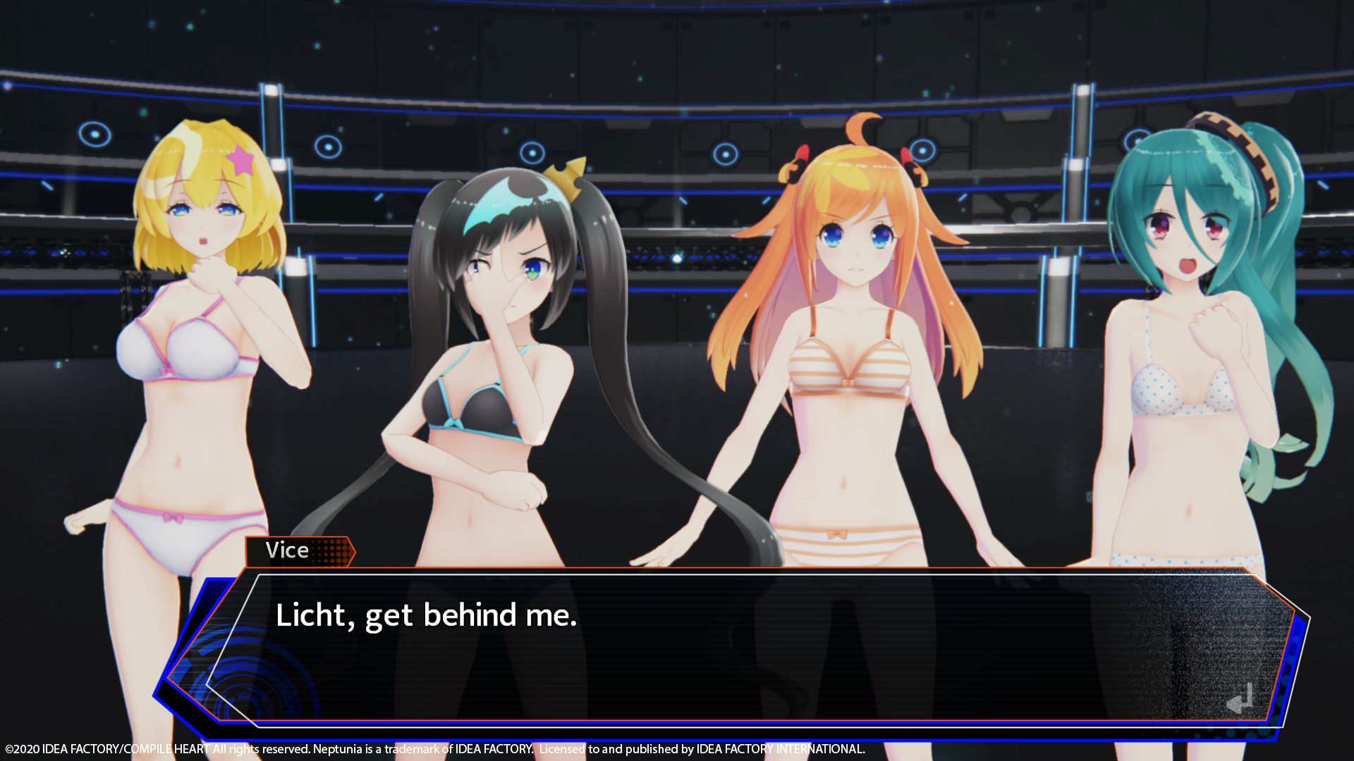 Neptunia Virtual Stars - Swimsuit Outfit: V-Idol Set screenshot 1