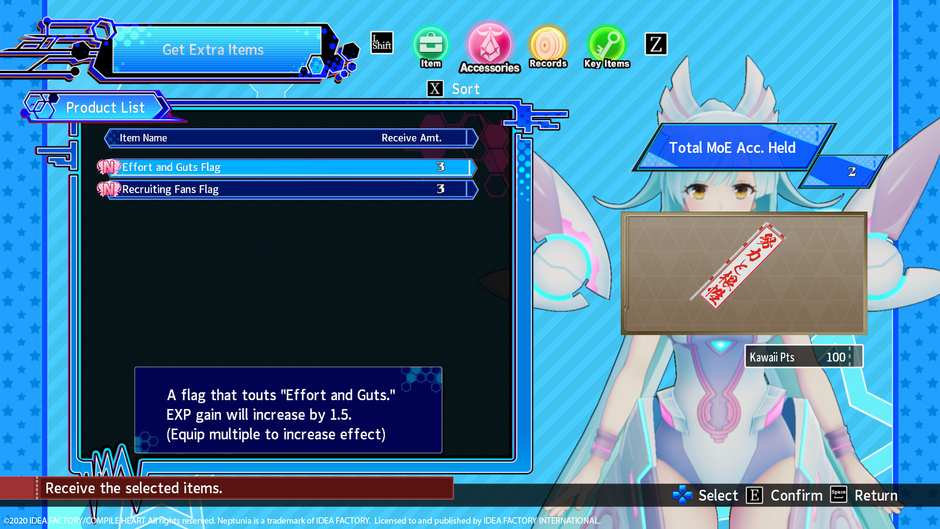 Neptunia Virtual Stars - Item Booster Pack screenshot 1