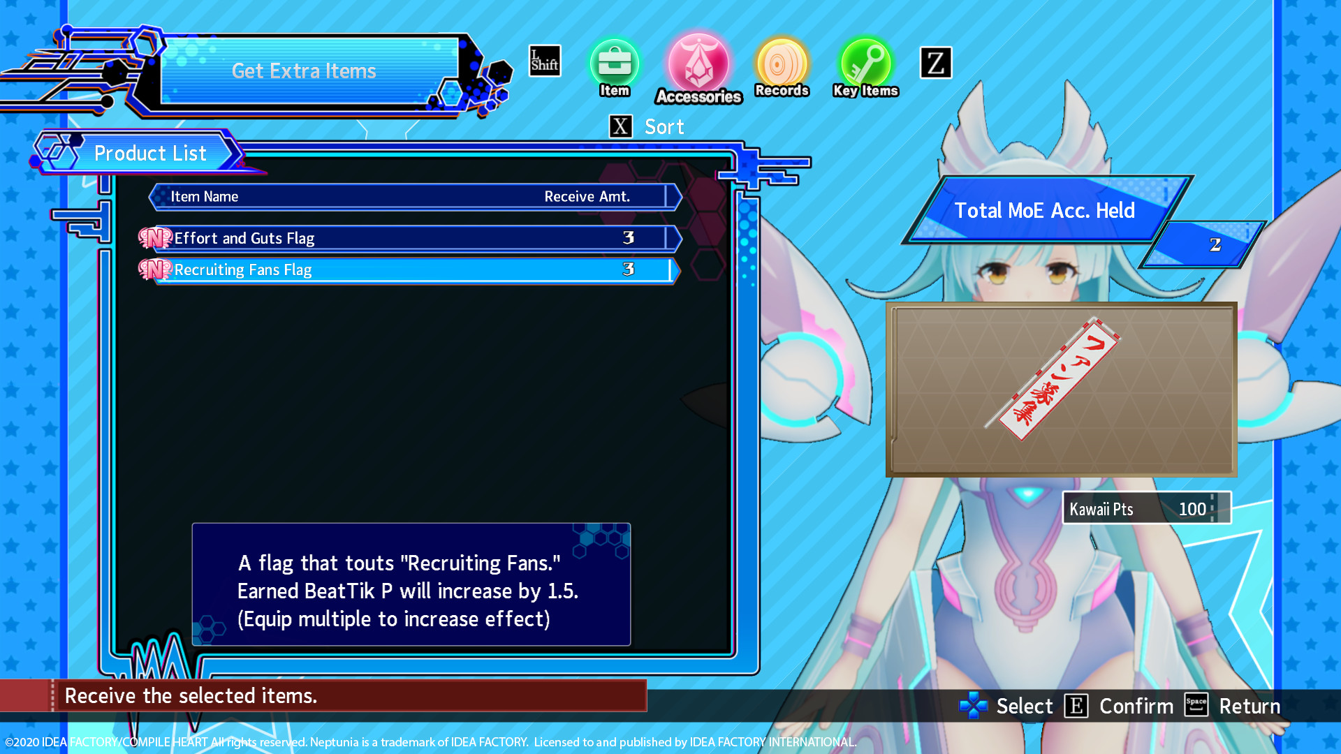 Neptunia Virtual Stars - Item Booster Pack screenshot 2