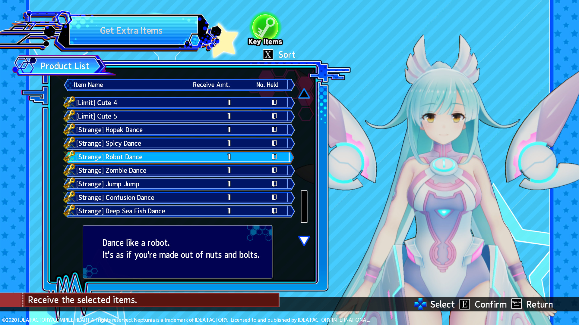 Neptunia Virtual Stars - Extended BeatTik Dance Pack screenshot 2