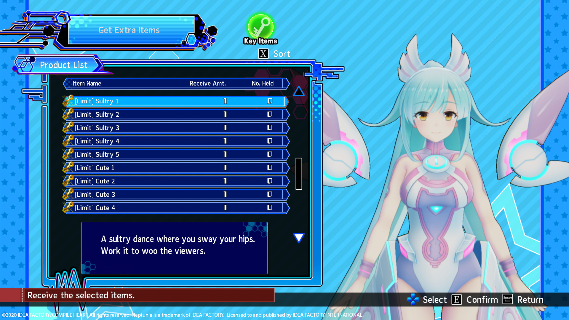 Neptunia Virtual Stars - Extended BeatTik Dance Pack screenshot 1