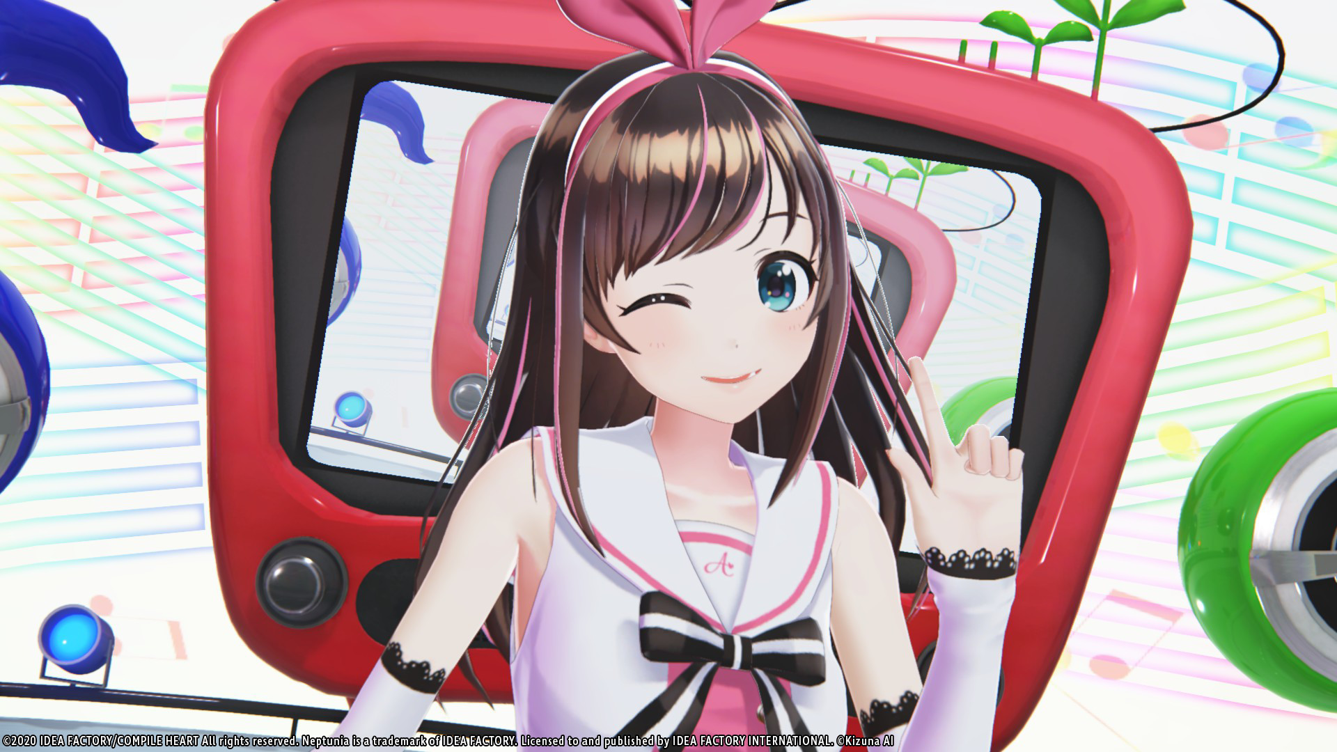 Neptunia Virtual Stars - Kizuna AI (Character & Story) screenshot 1