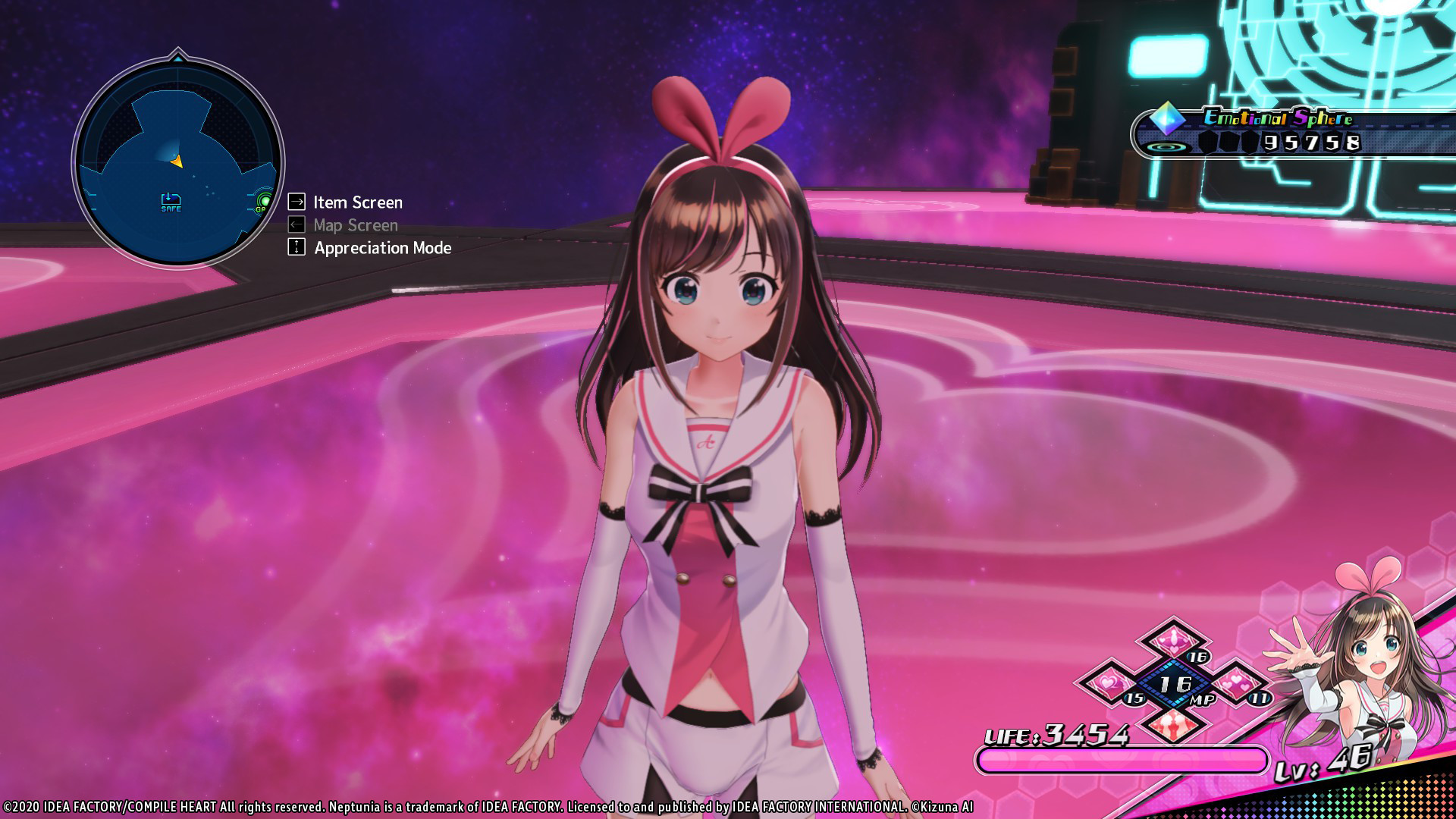 Neptunia Virtual Stars - Kizuna AI (Character & Story) screenshot 5