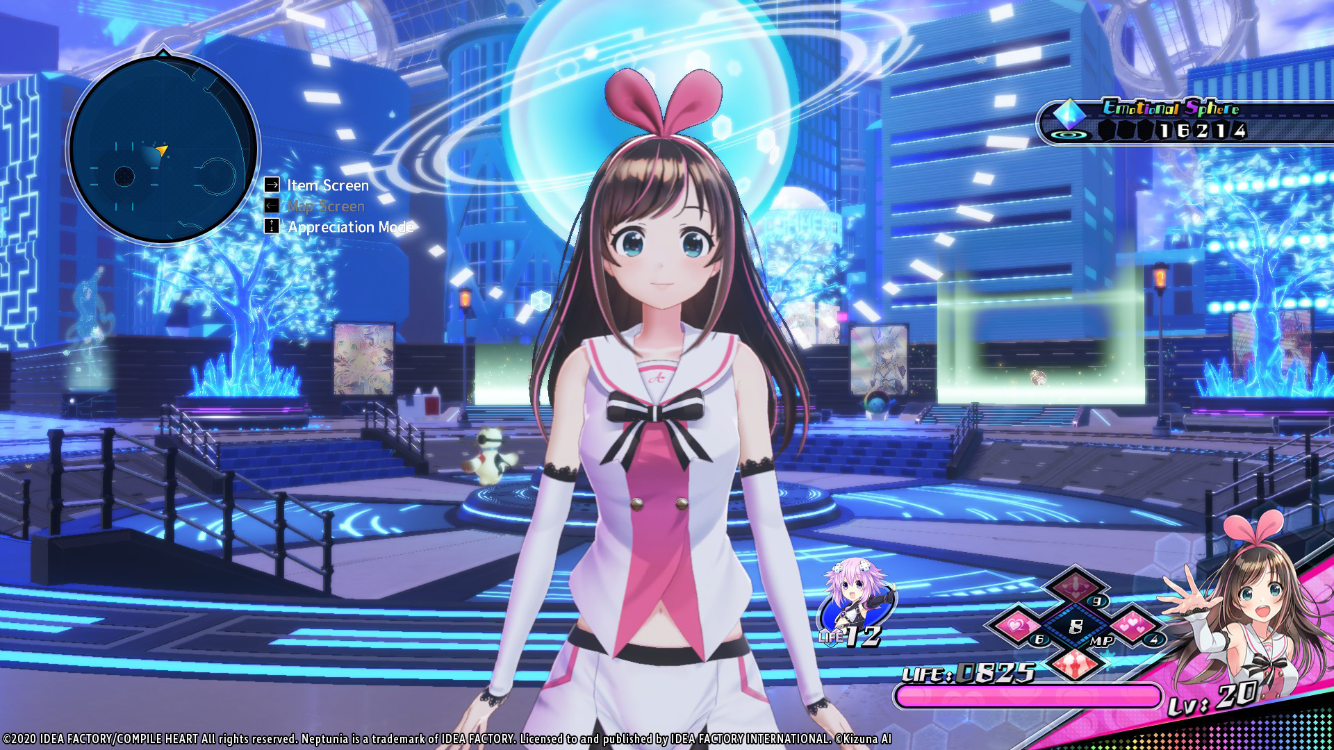 Neptunia Virtual Stars - Kizuna AI (Character & Story) screenshot 6