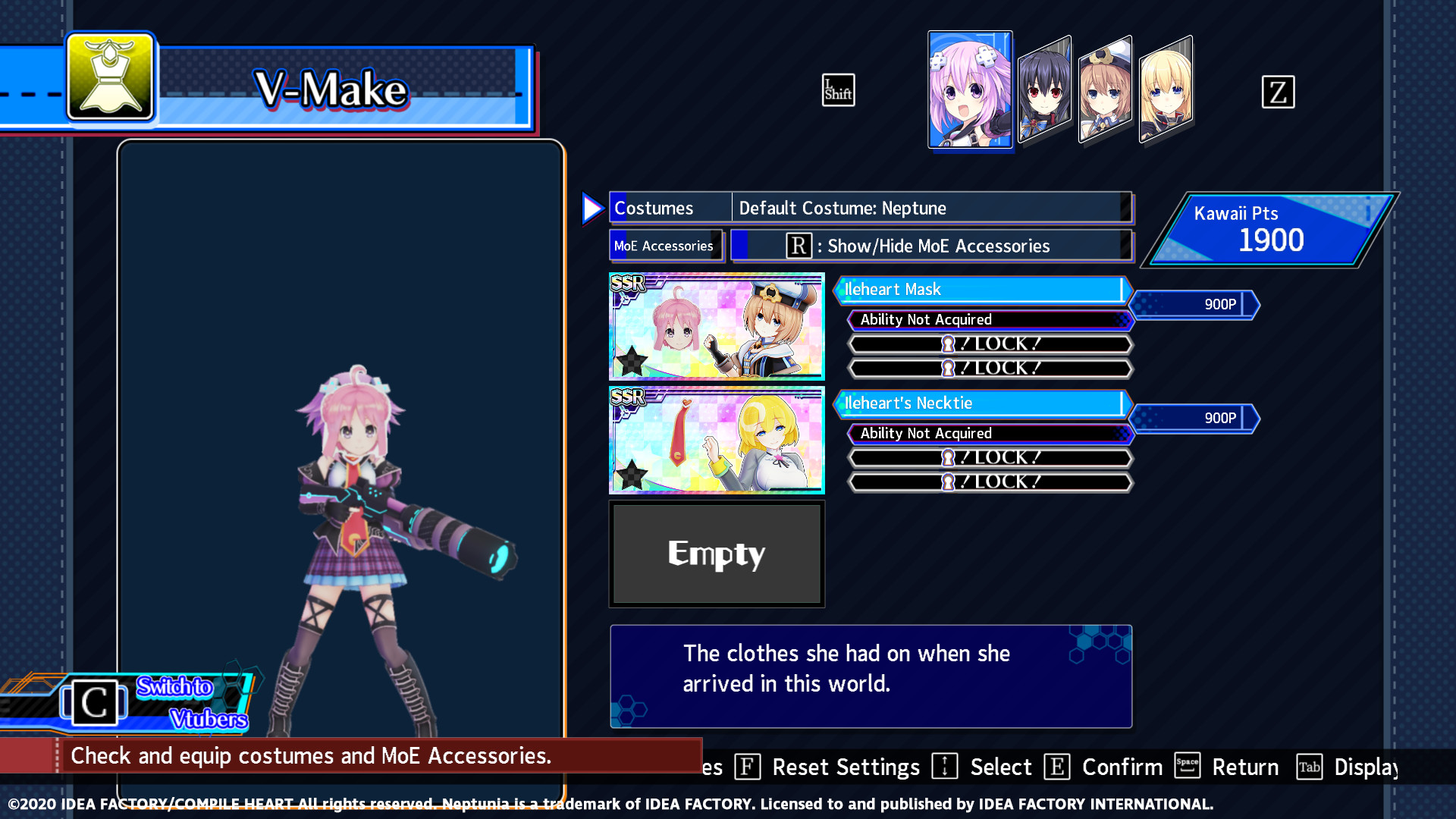 Neptunia Virtual Stars - Ileheart Pack screenshot 2