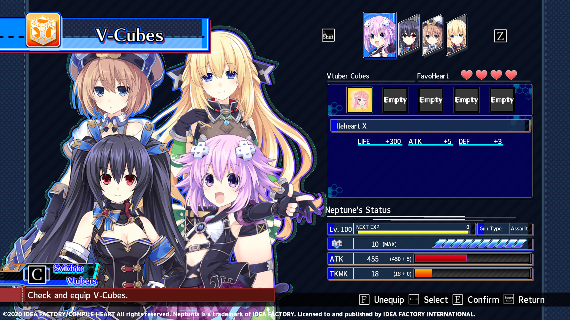 Neptunia Virtual Stars - Ileheart Pack screenshot 3
