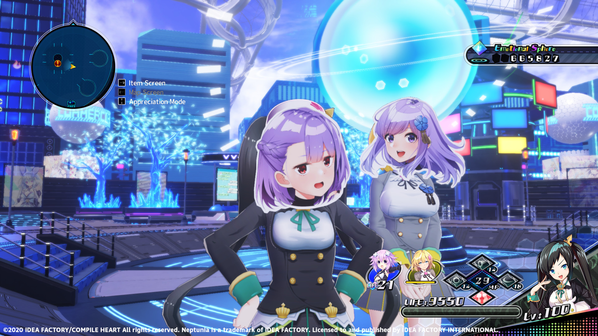 Neptunia Virtual Stars - Asano Sisters Project Pack screenshot 1