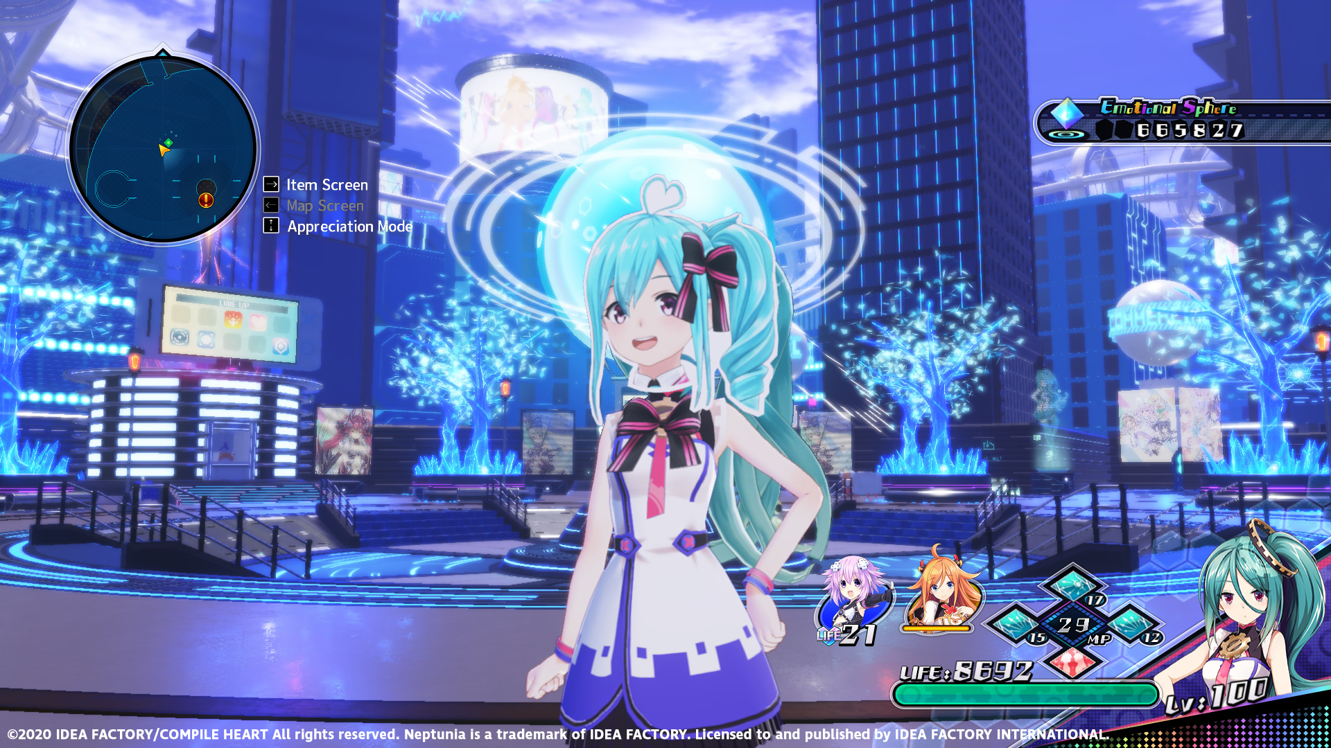 Neptunia Virtual Stars - Sifir Esirer Pack screenshot 1