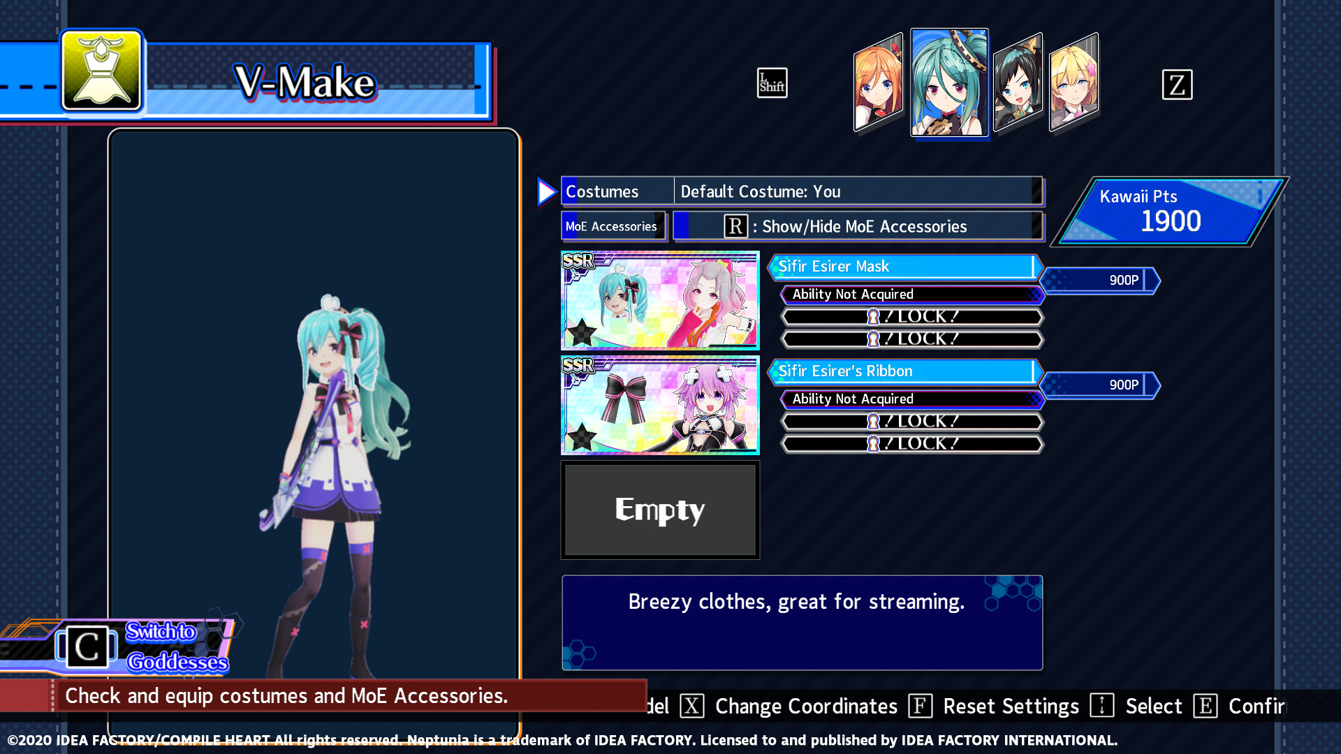 Neptunia Virtual Stars - Sifir Esirer Pack screenshot 2