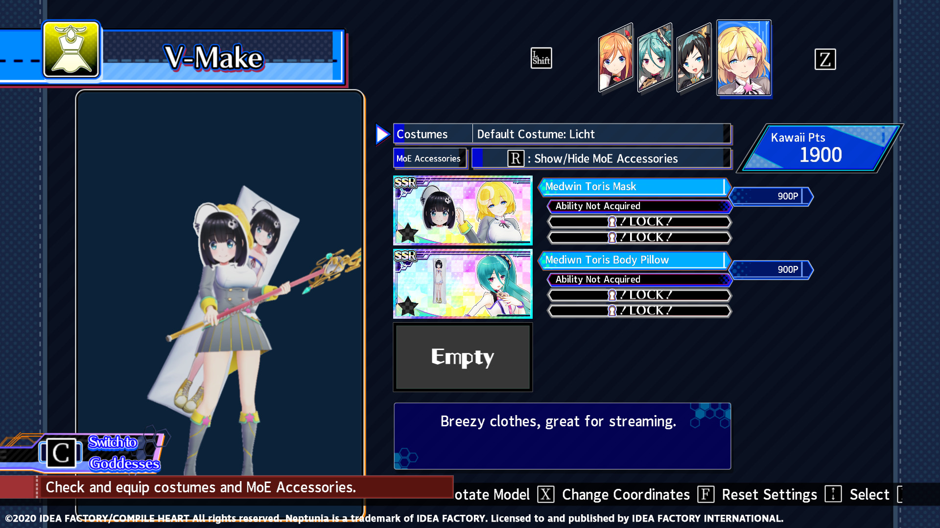 Neptunia Virtual Stars - Medwin Toris Pack screenshot 2