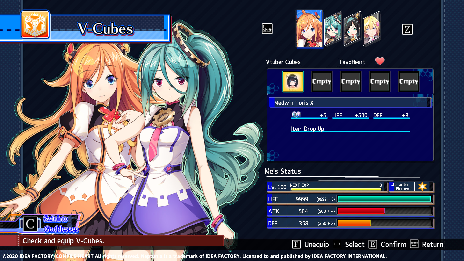 Neptunia Virtual Stars - Medwin Toris Pack screenshot 3