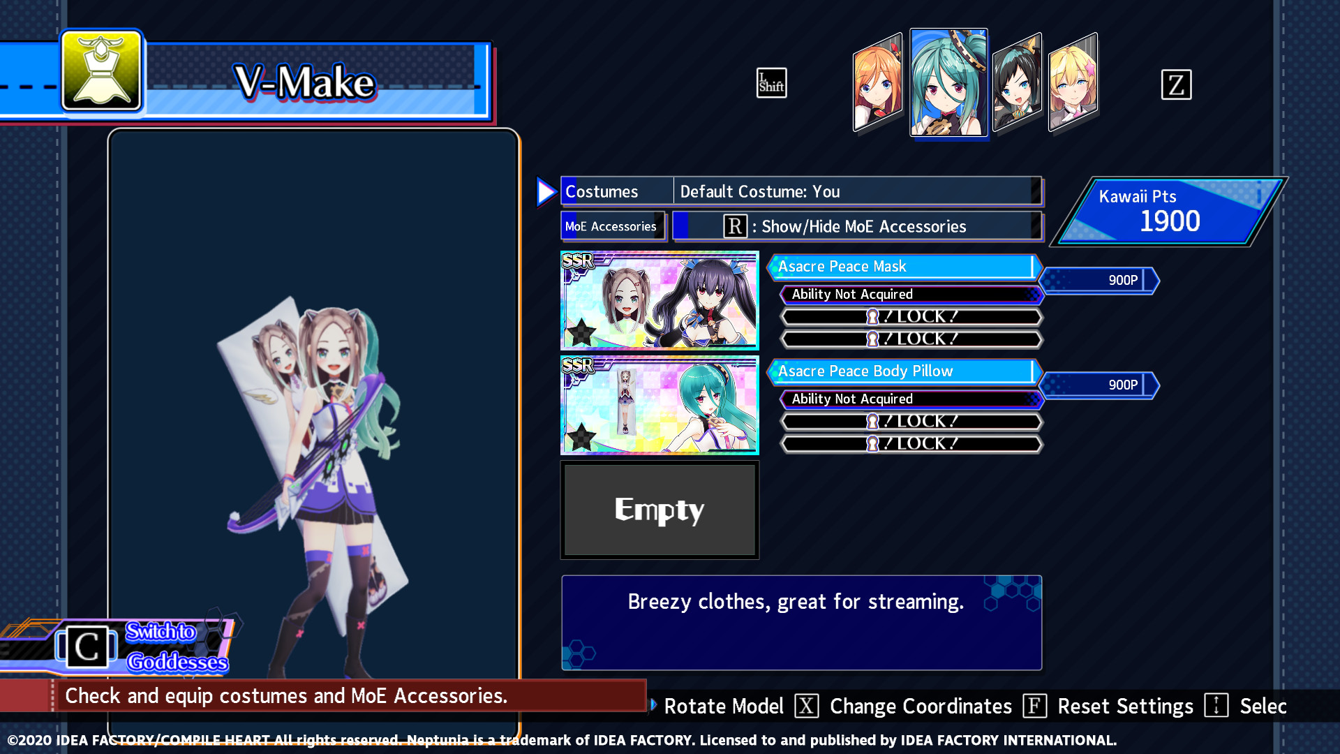 Neptunia Virtual Stars - Asacre Peace Pack screenshot 2