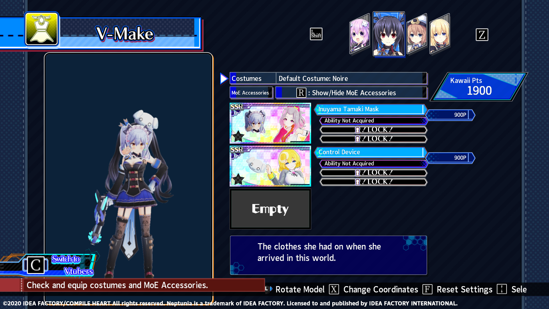 Neptunia Virtual Stars - Inuyama Tamaki Pack screenshot 2