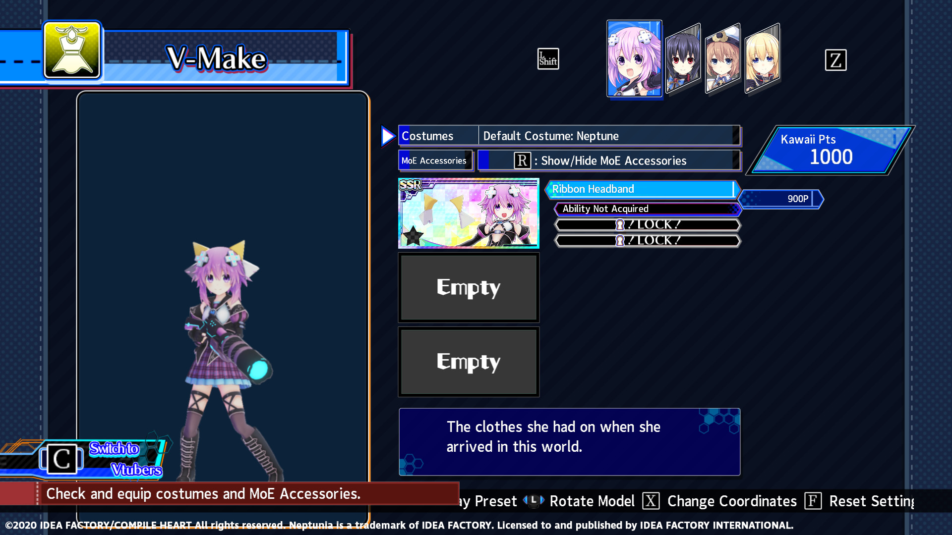 Neptunia Virtual Stars - Pinky Pop Hepburn Pack screenshot 3