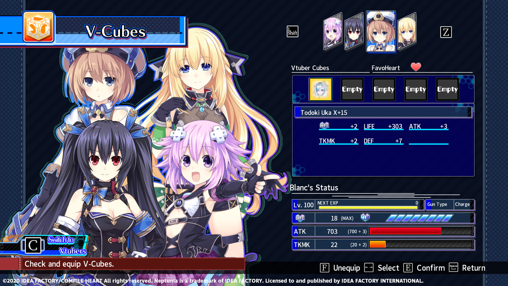Neptunia Virtual Stars - Todoki Uka Pack screenshot 3