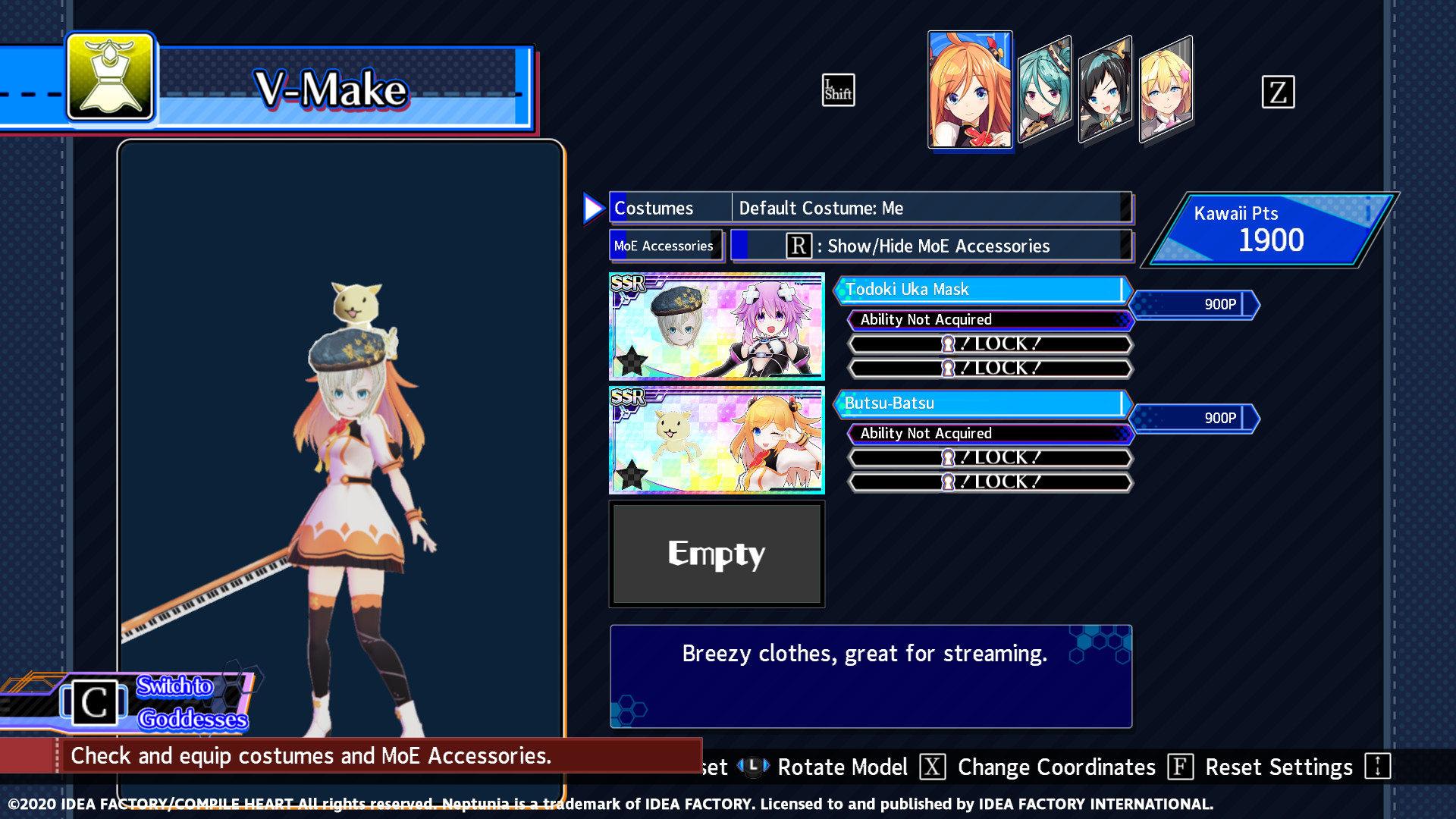 Neptunia Virtual Stars - Todoki Uka Pack screenshot 2
