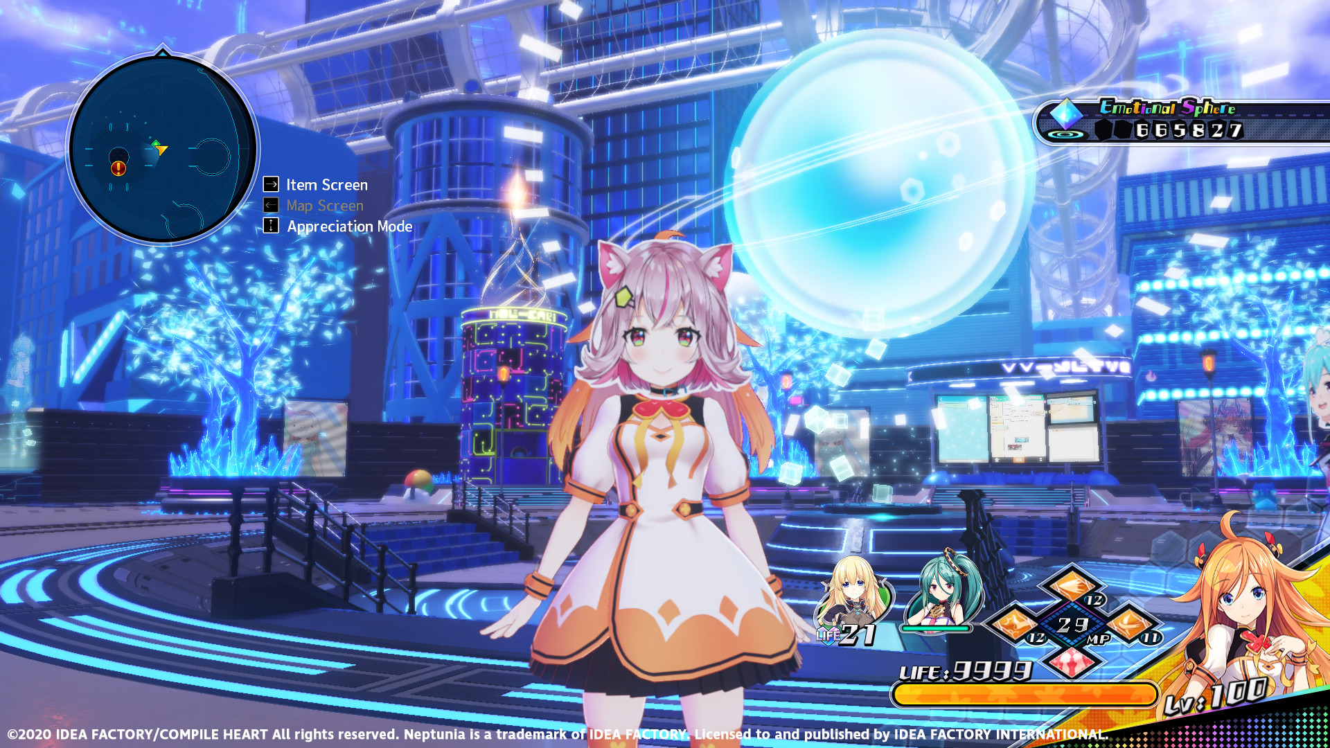 Neptunia Virtual Stars - WACTOR Pack screenshot 1