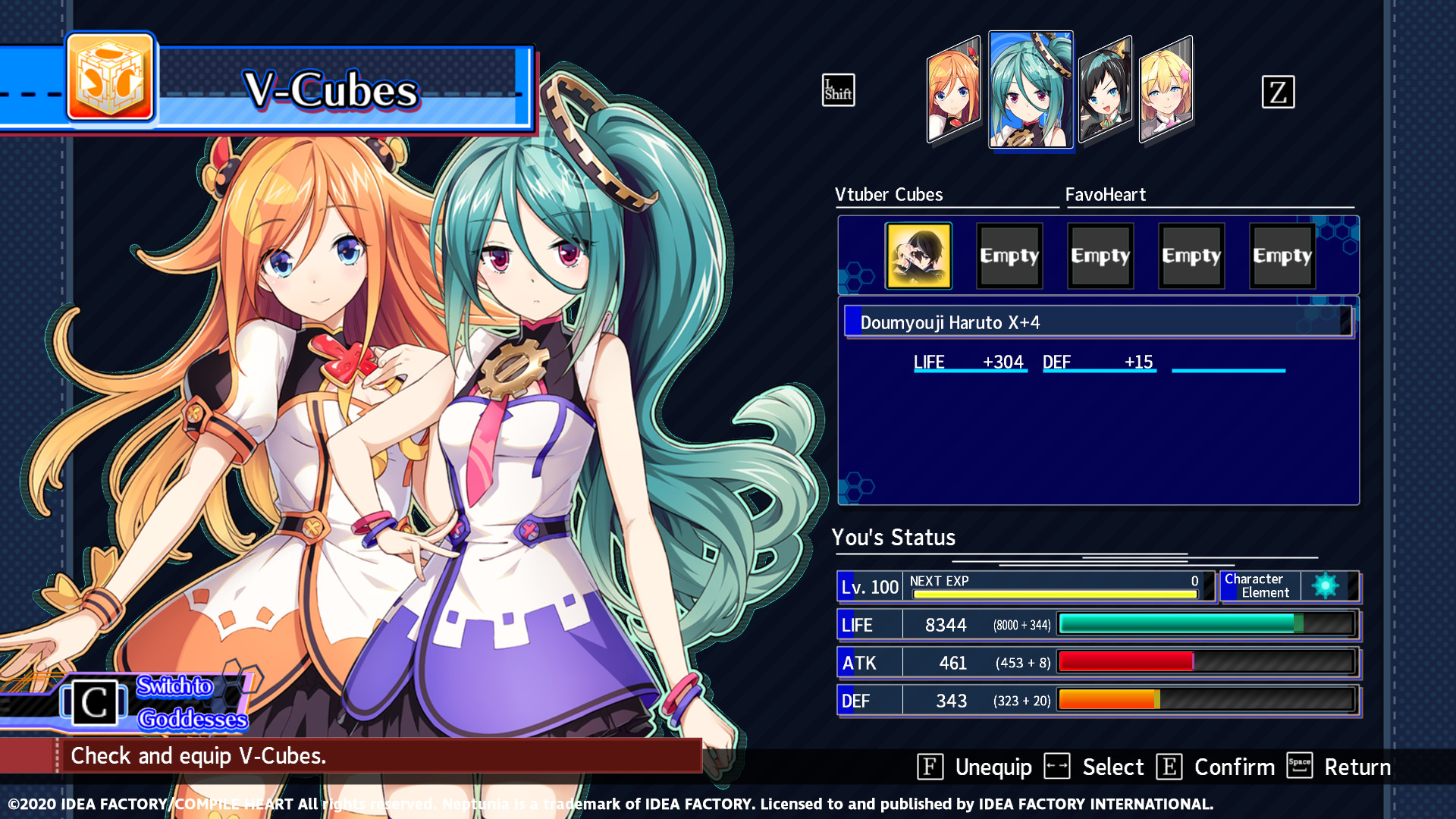 Neptunia Virtual Stars - Game Club Project Pack screenshot 3