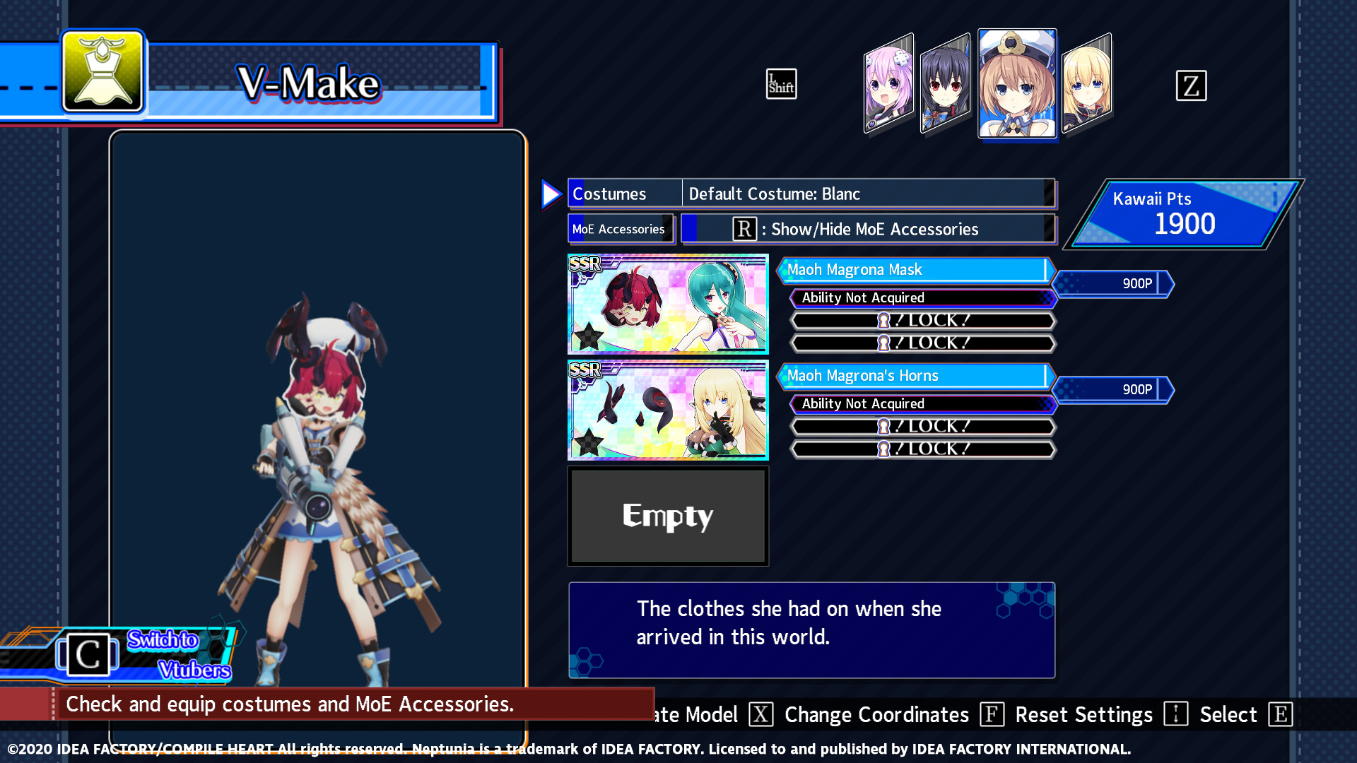 Neptunia Virtual Stars - Maoh Magrona Pack screenshot 3