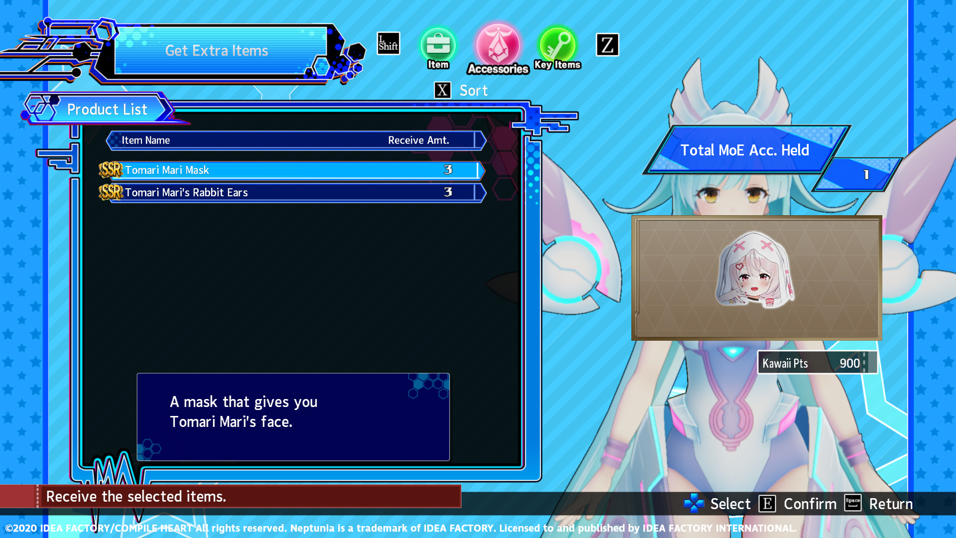 Neptunia Virtual Stars - Tomari Mari Pack screenshot 4