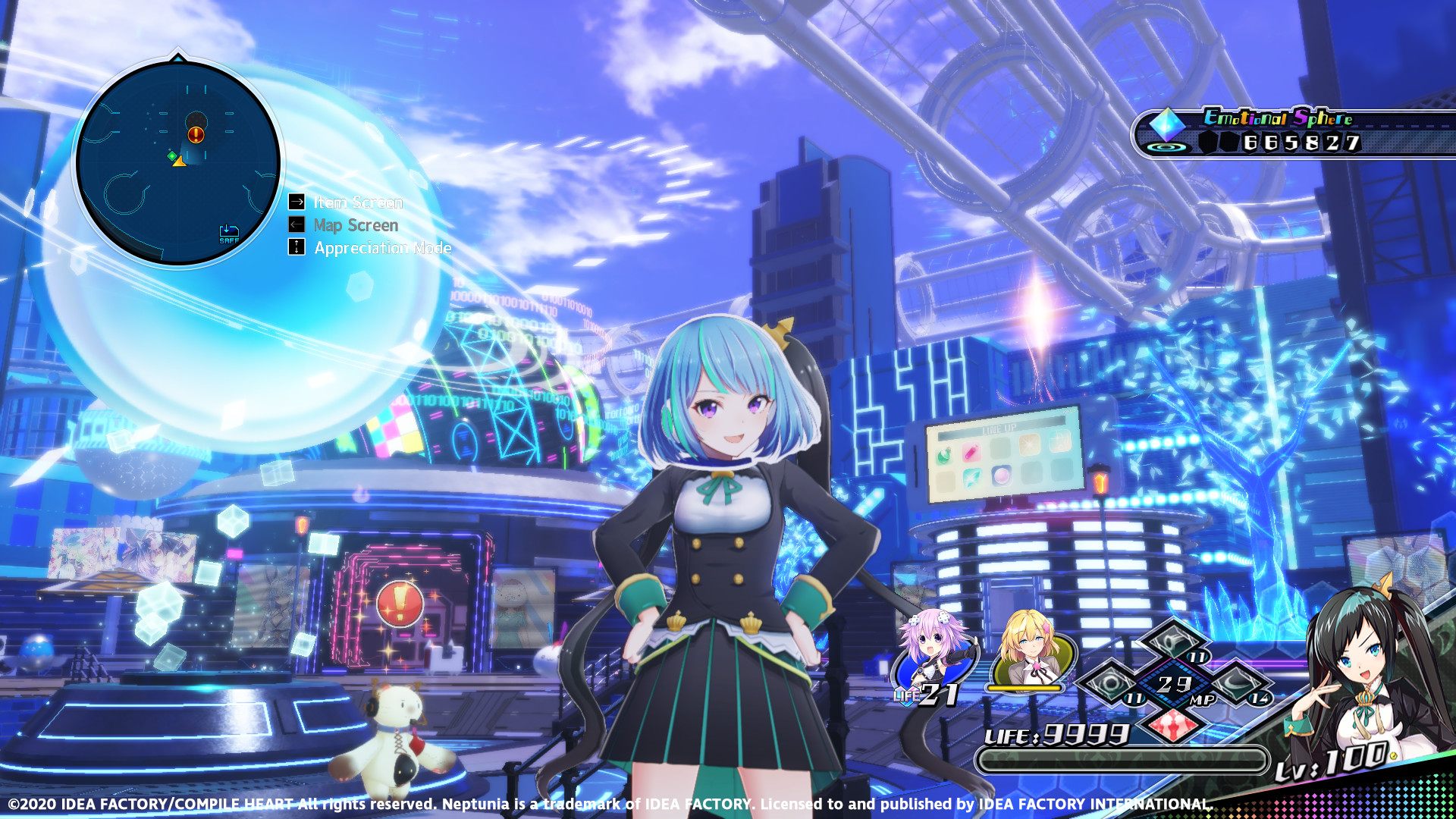 Neptunia Virtual Stars - INSIDEChan Sisters Pack screenshot 3