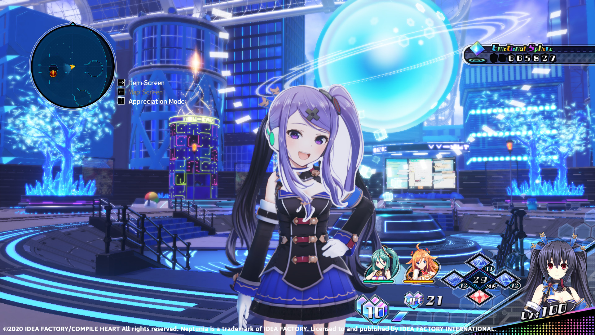 Neptunia Virtual Stars - INSIDEChan Sisters Pack screenshot 1