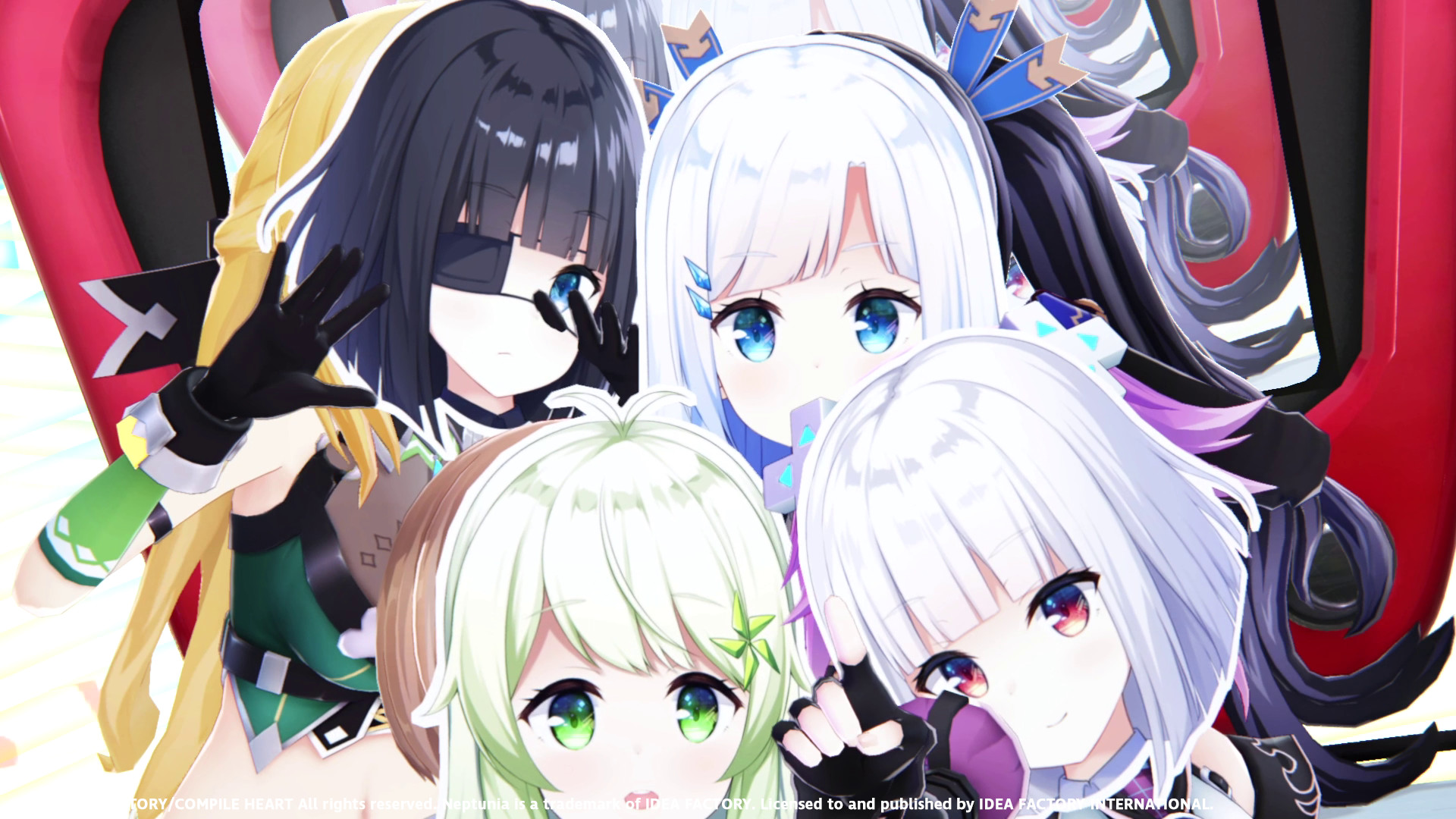 Neptunia Virtual Stars - Electronic Fairy Project x Kokounoakumu-Nightmare- Pack screenshot 2