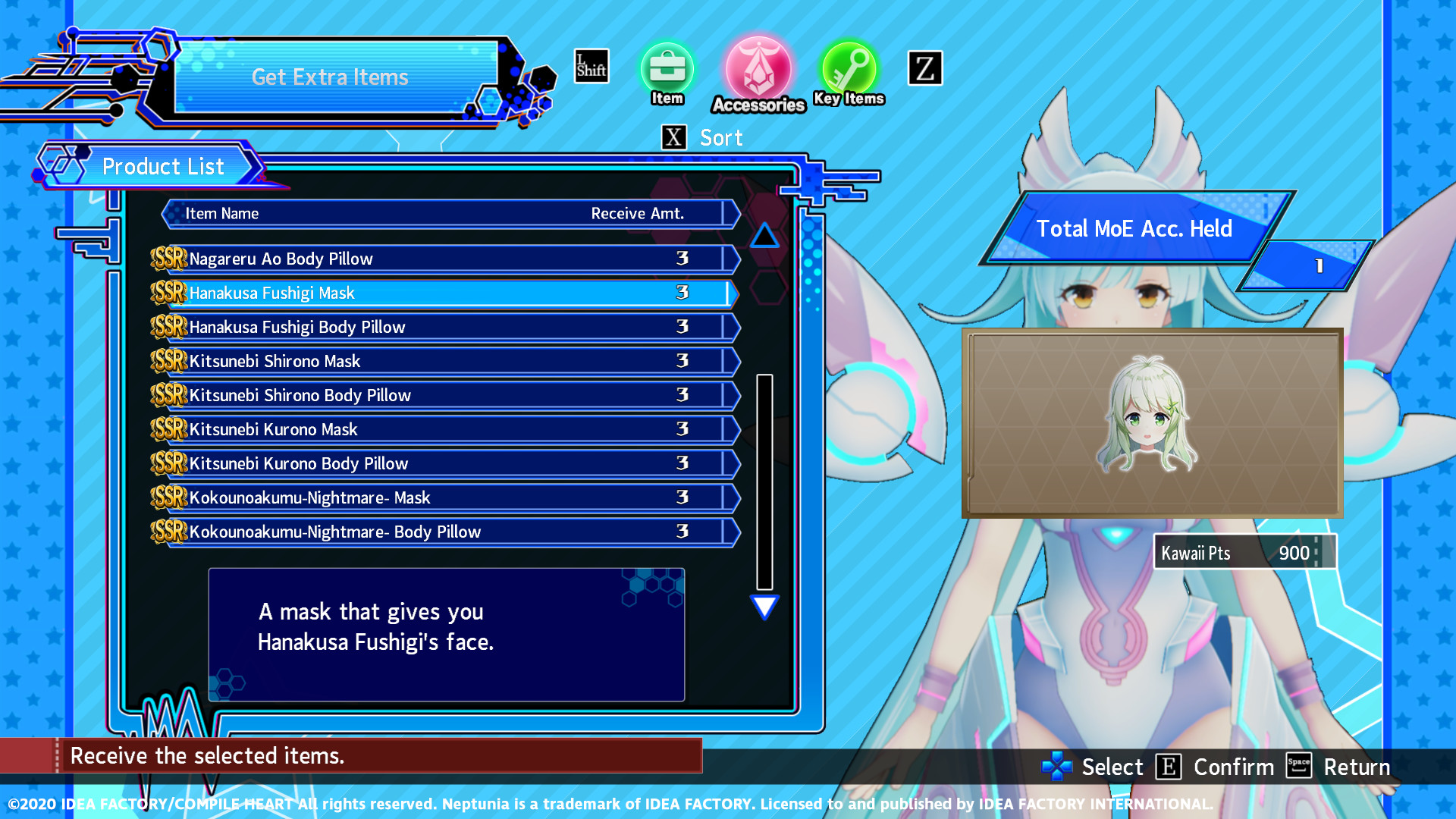 Neptunia Virtual Stars - Electronic Fairy Project x Kokounoakumu-Nightmare- Pack screenshot 6