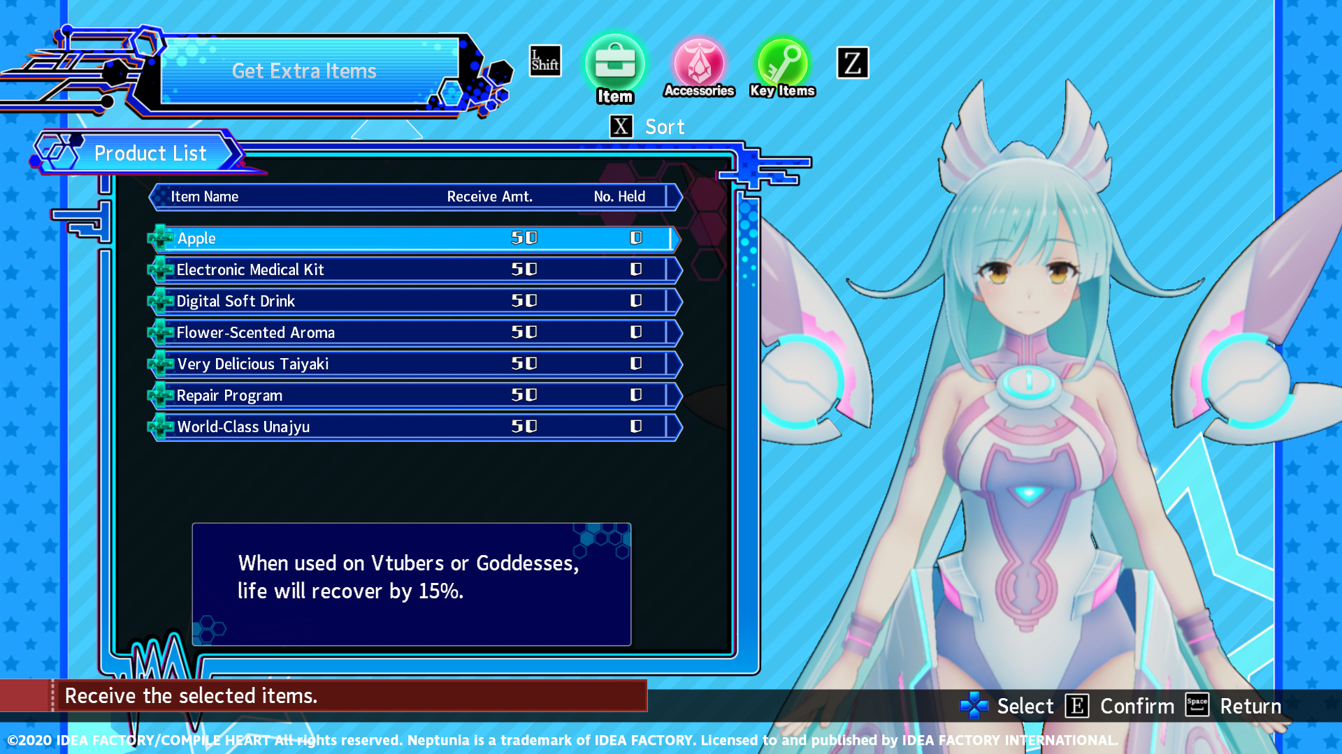 Neptunia Virtual Stars - Electronic Fairy Project x Kokounoakumu-Nightmare- Pack screenshot 4