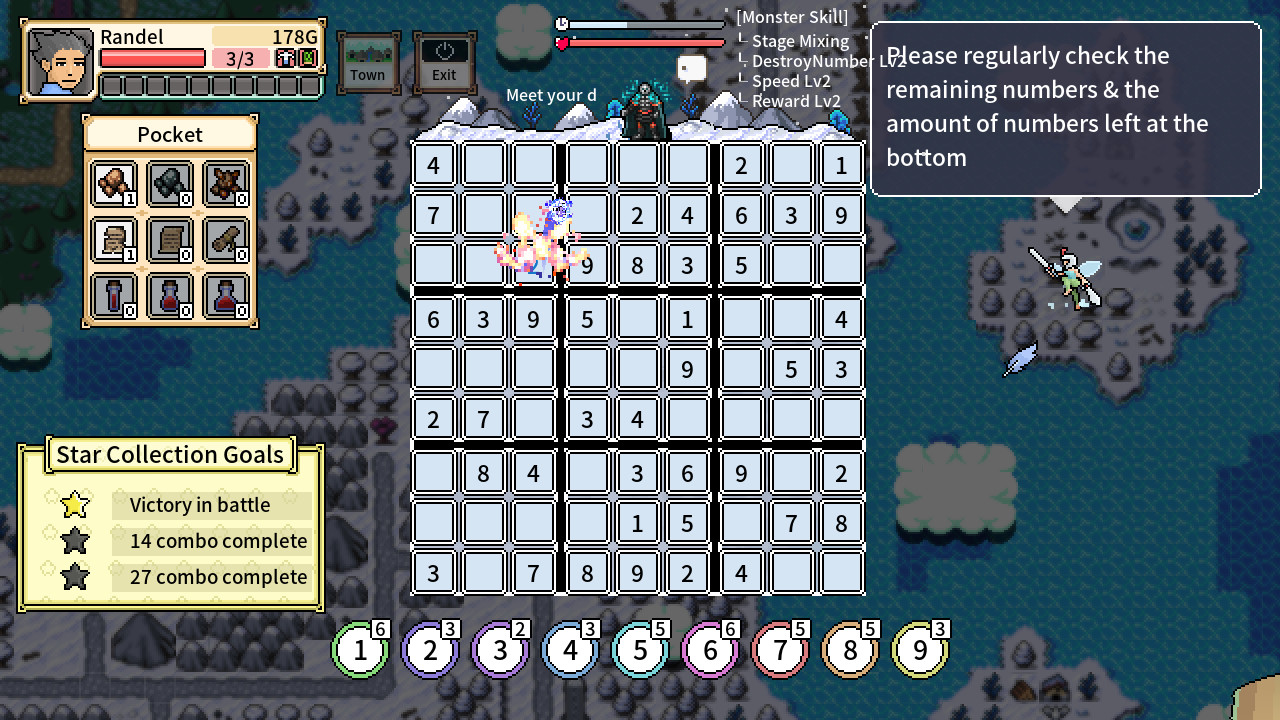 Sudoku RPG screenshot 2
