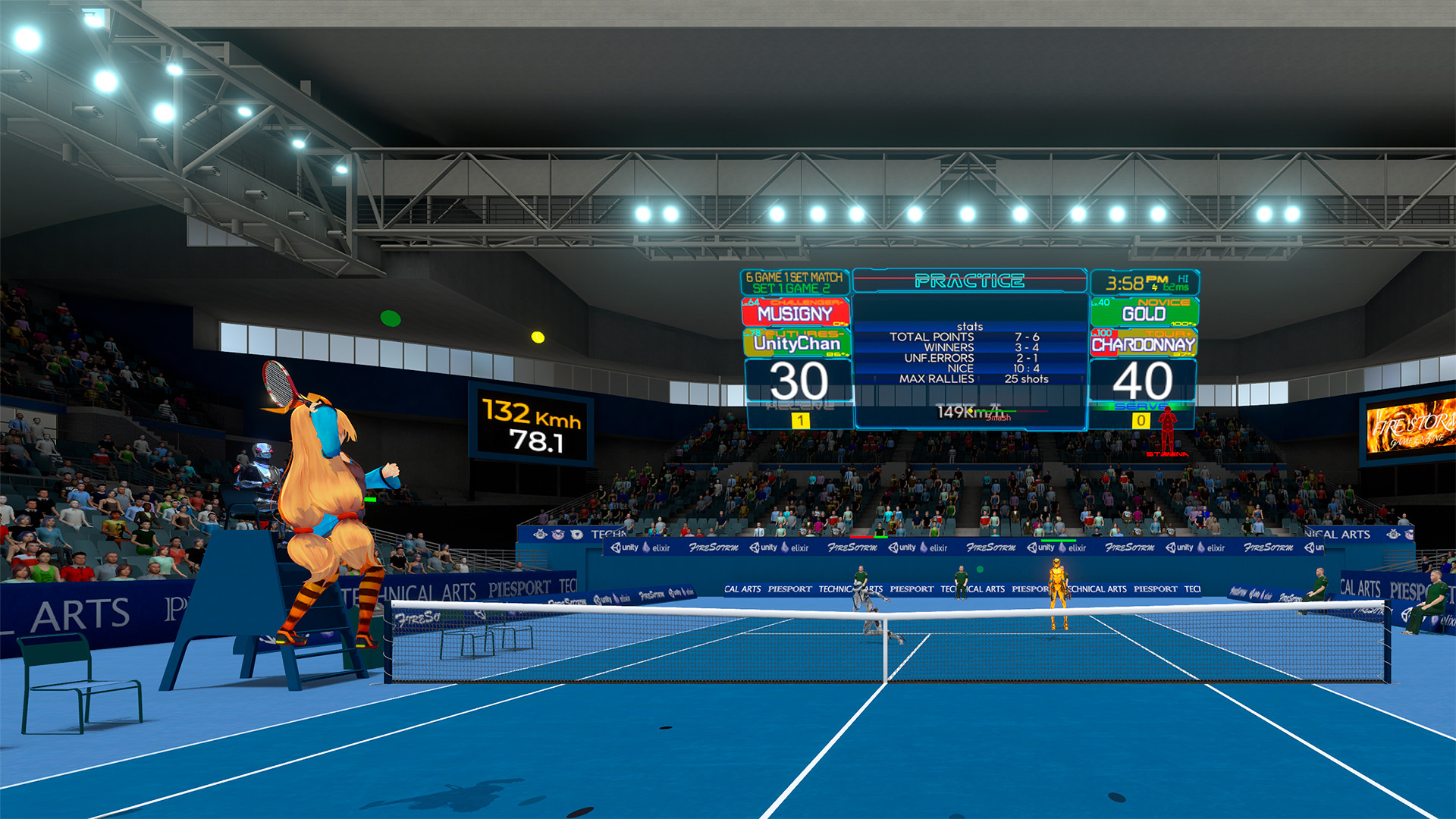CYBER TENNIS screenshot 9