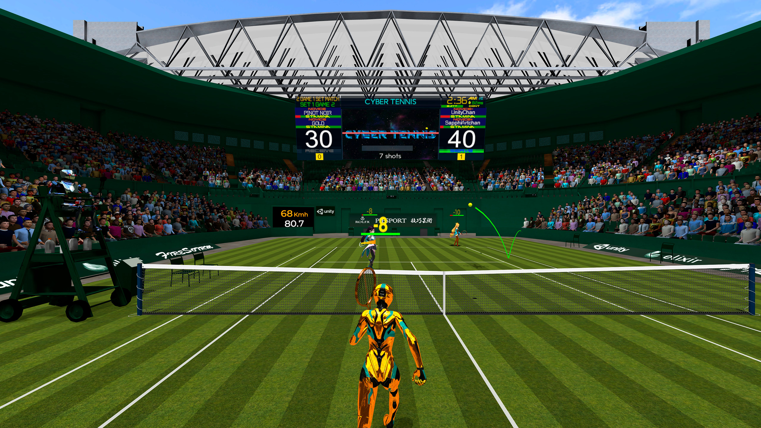 CYBER TENNIS screenshot 7