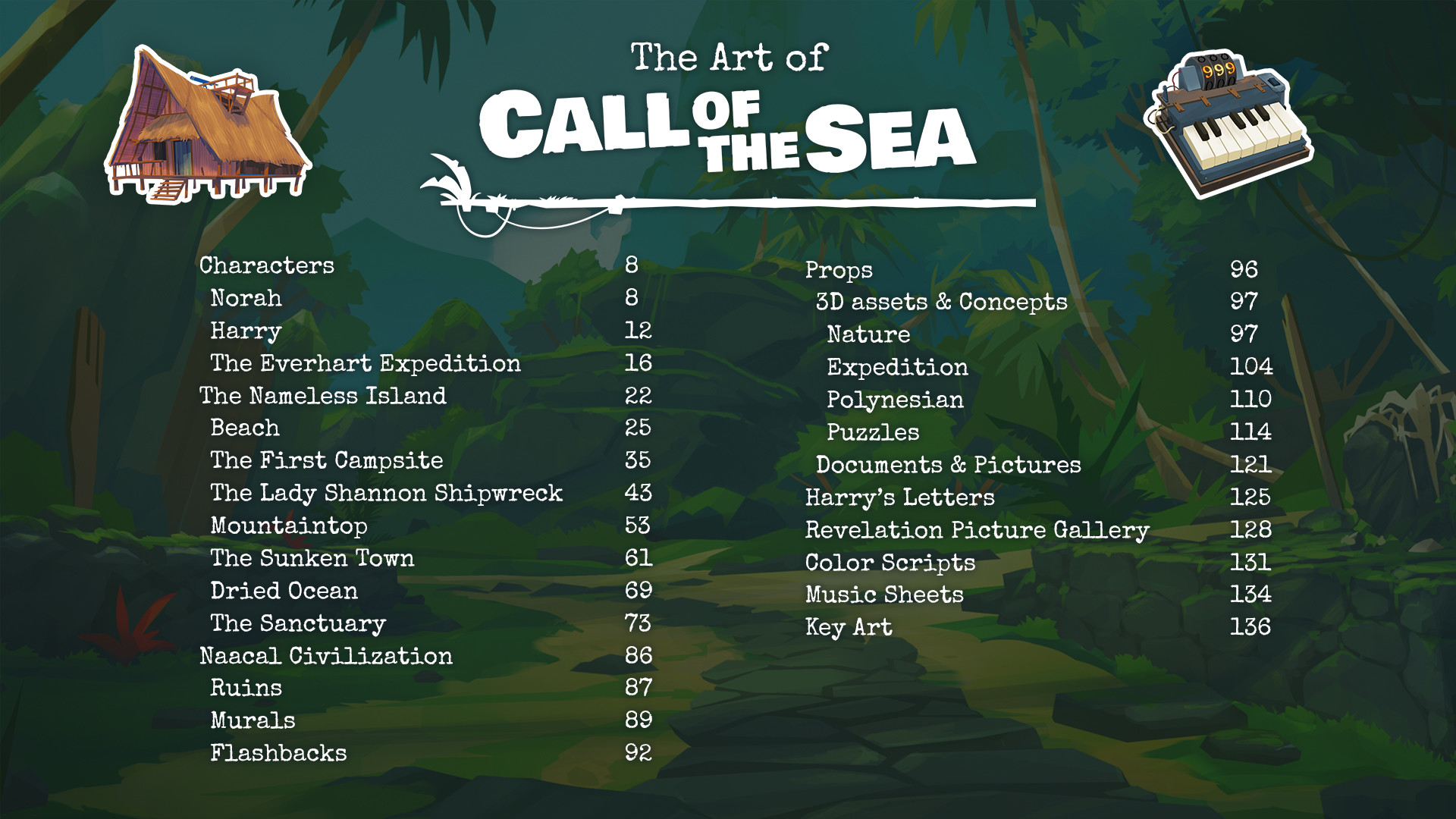 Call of the Sea Art Book screenshot 2