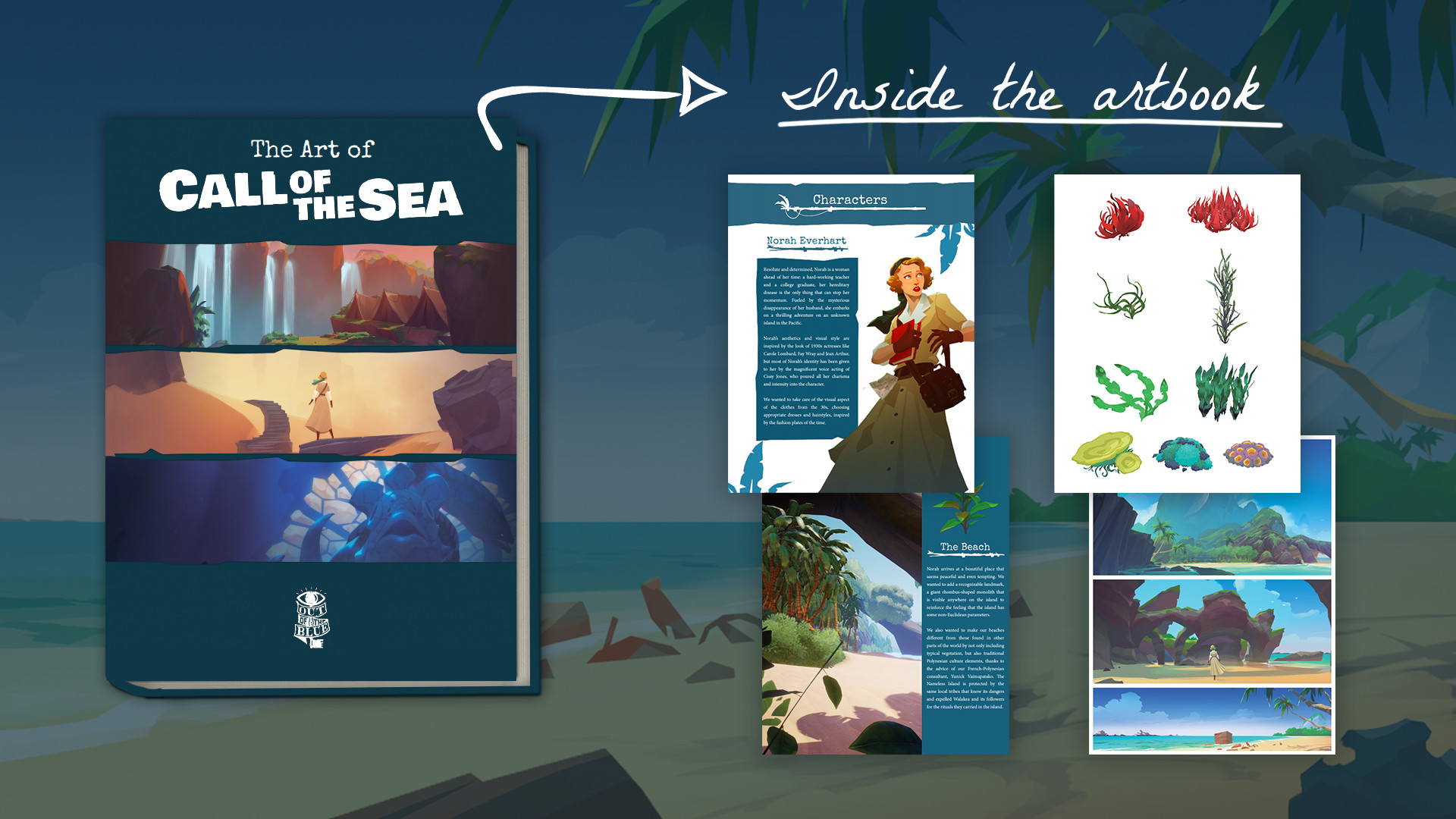 Call of the Sea Art Book screenshot 1