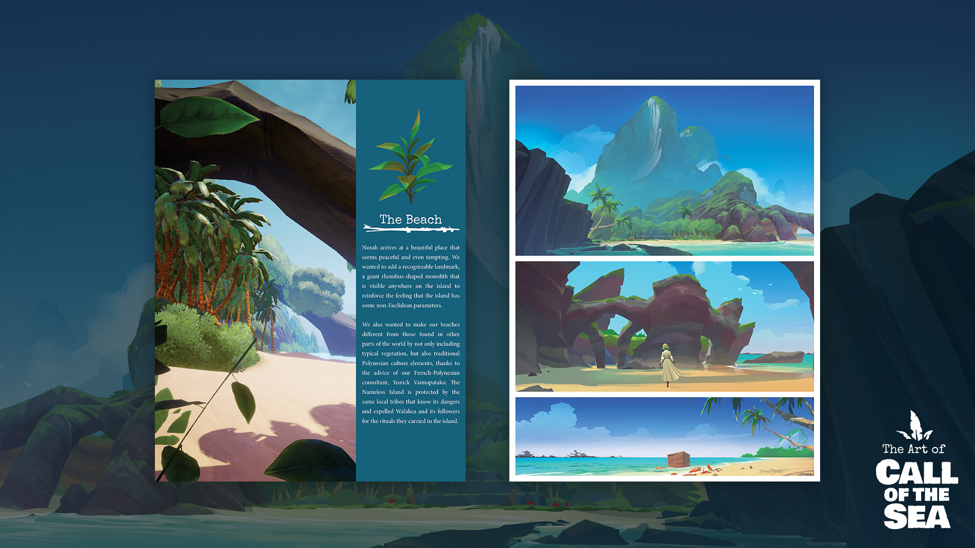 Call of the Sea Art Book screenshot 4