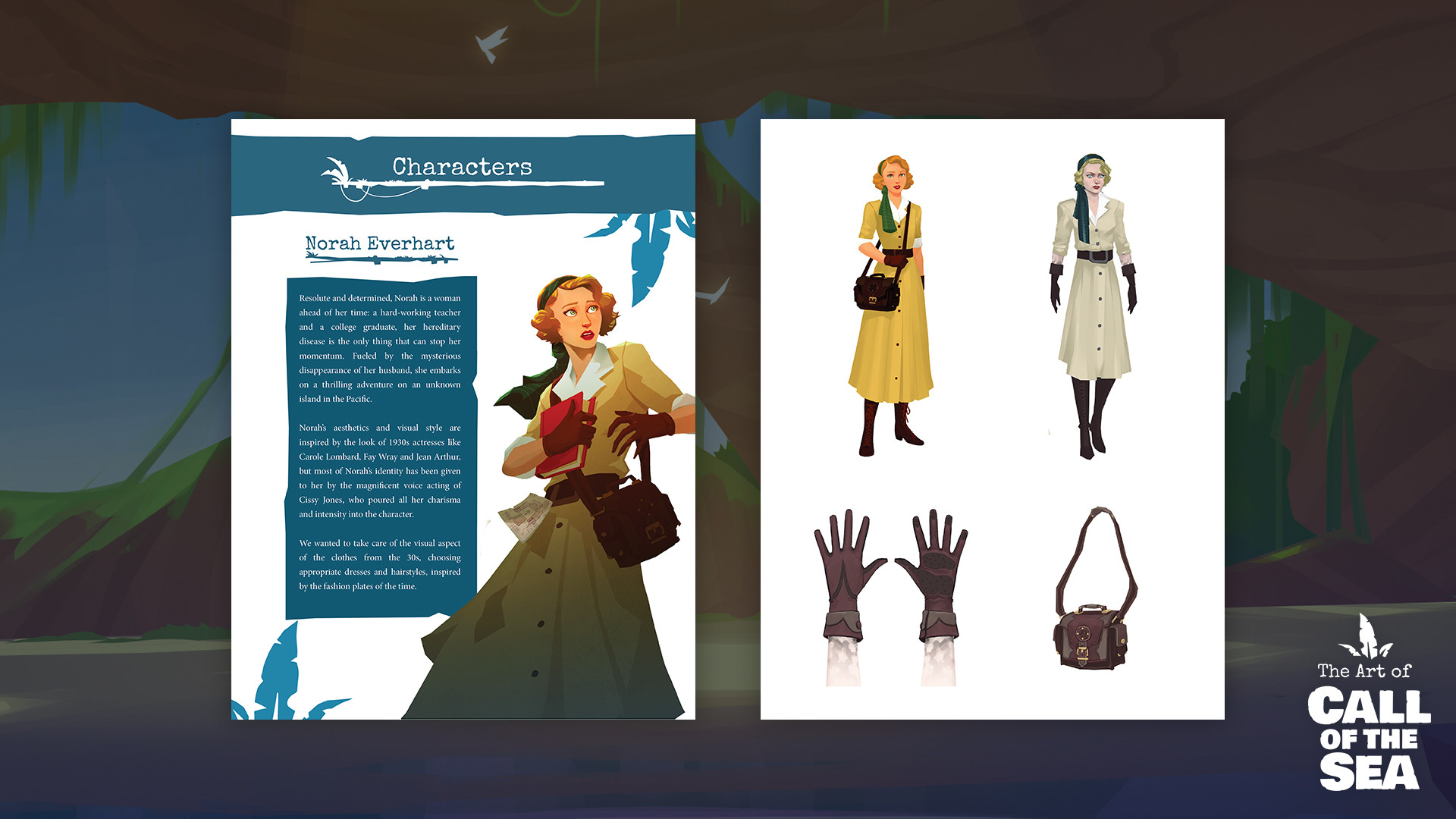 Call of the Sea Art Book screenshot 3
