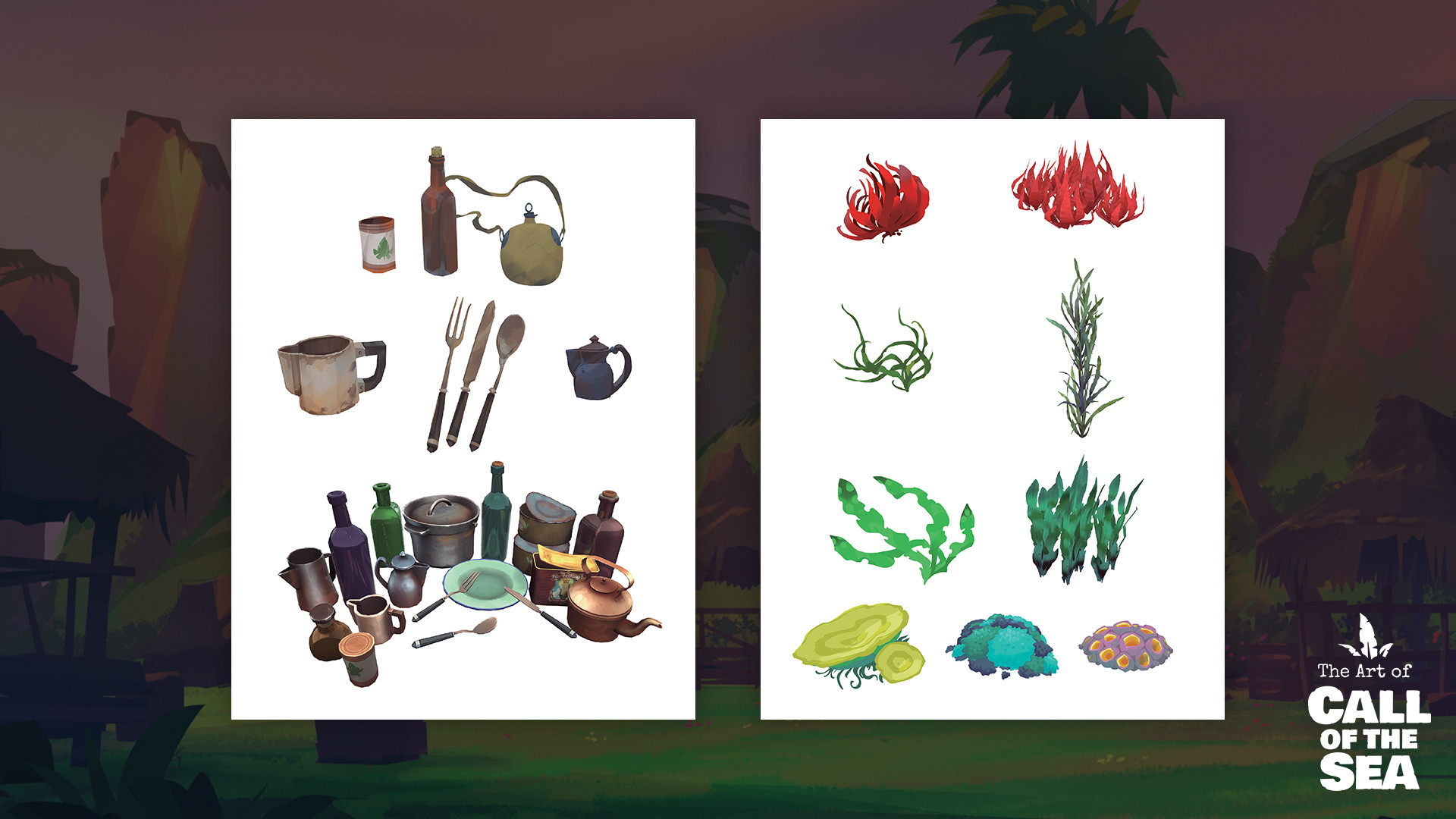 Call of the Sea Art Book screenshot 5