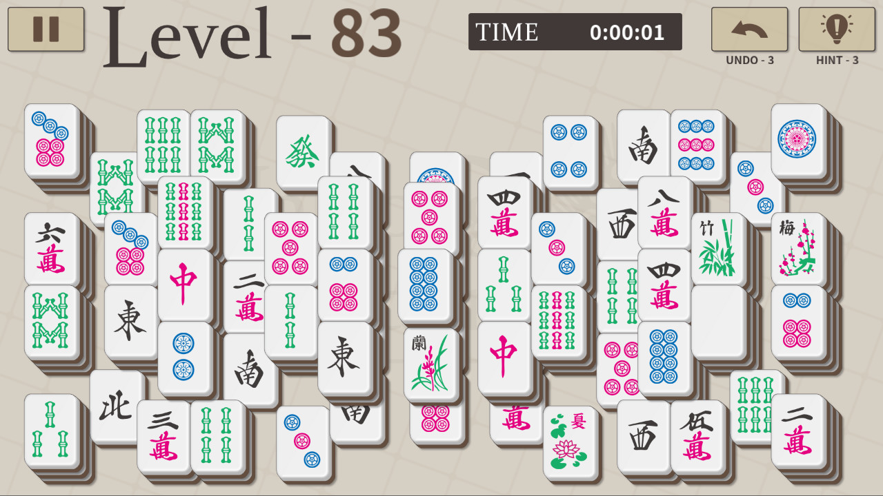 Mahjong Solitaire 100 screenshot 1