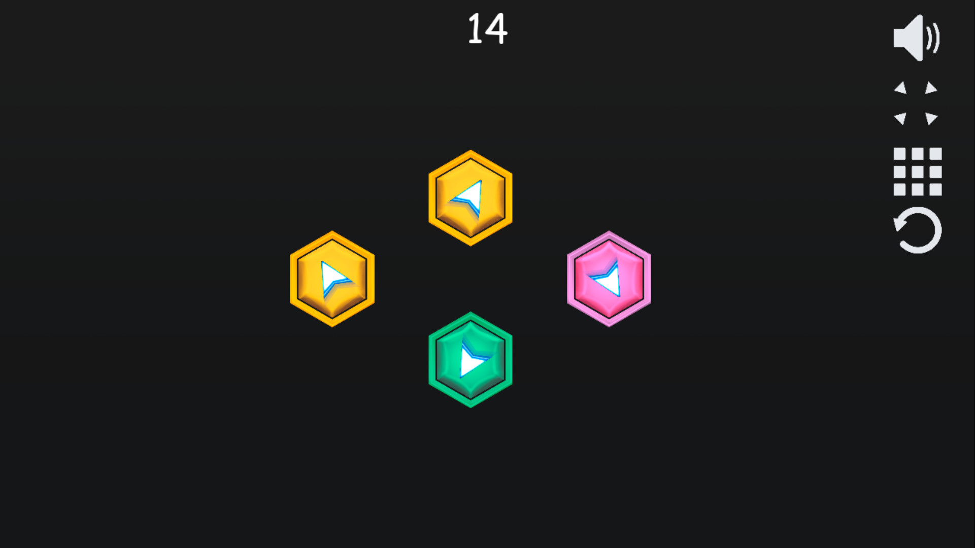 Hexagon puzzle screenshot 4