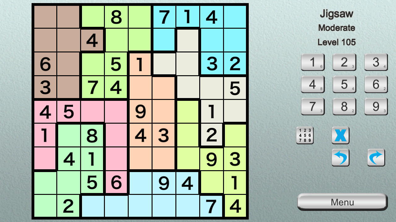 Ultimate Sudoku Collection - Basic Jigsaw Pack screenshot 1