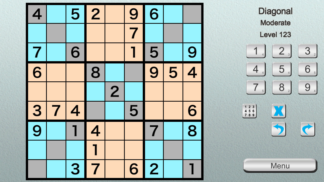 Ultimate Sudoku Collection - Basic Diagonal Pack screenshot 1