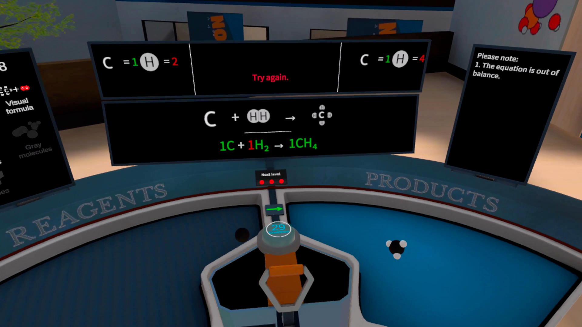 Futuclass - Reaction Balancing I screenshot 10
