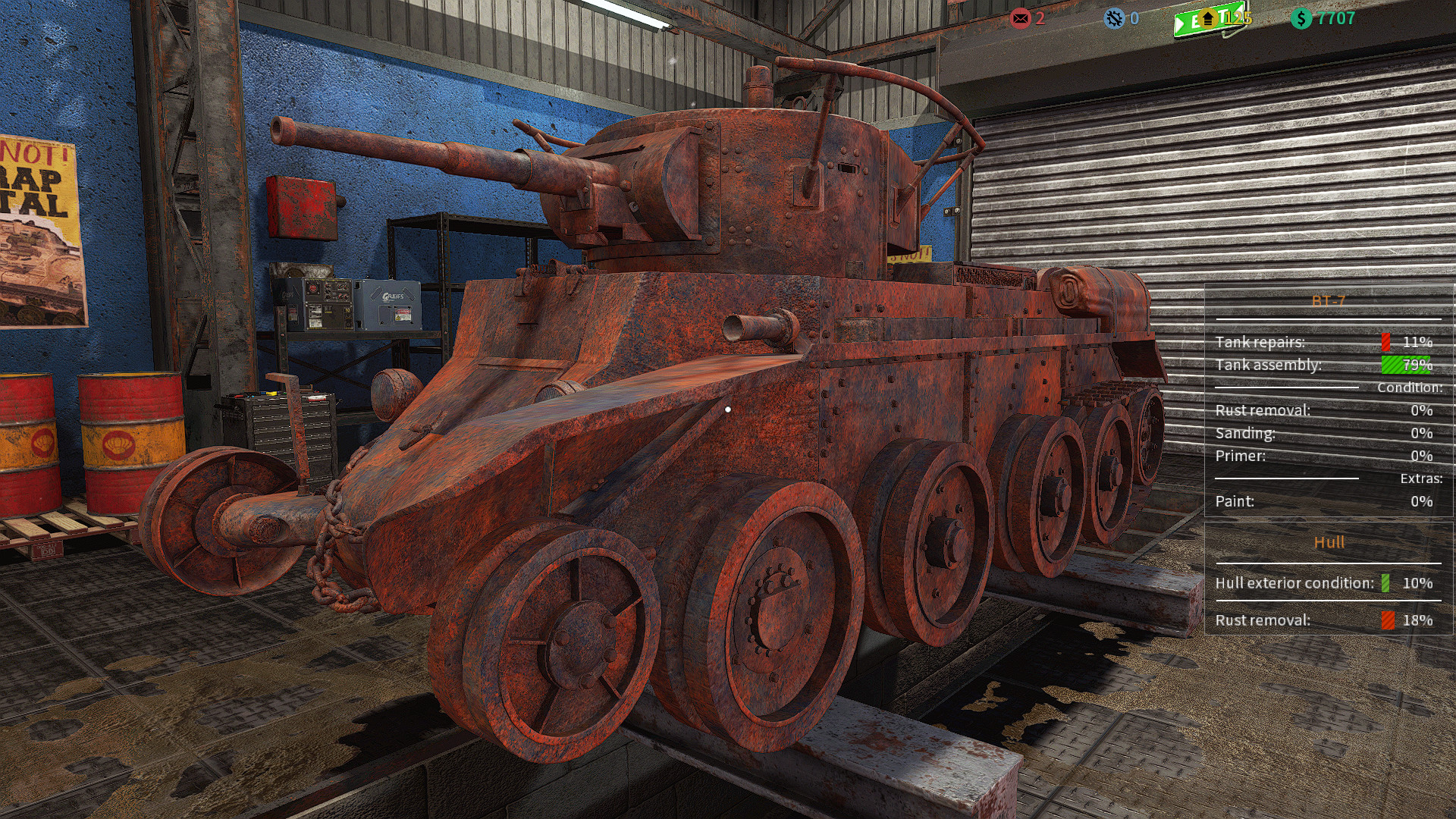 Tank Mechanic Simulator - First Supply DLC screenshot 2