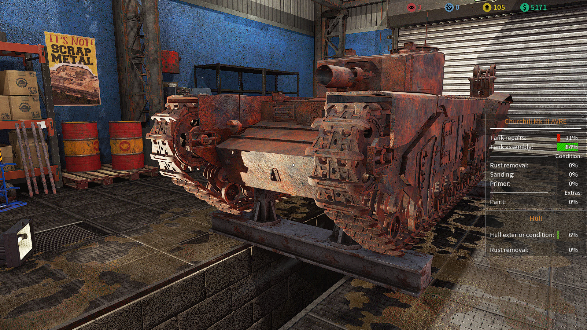 Tank Mechanic Simulator - First Supply DLC screenshot 1