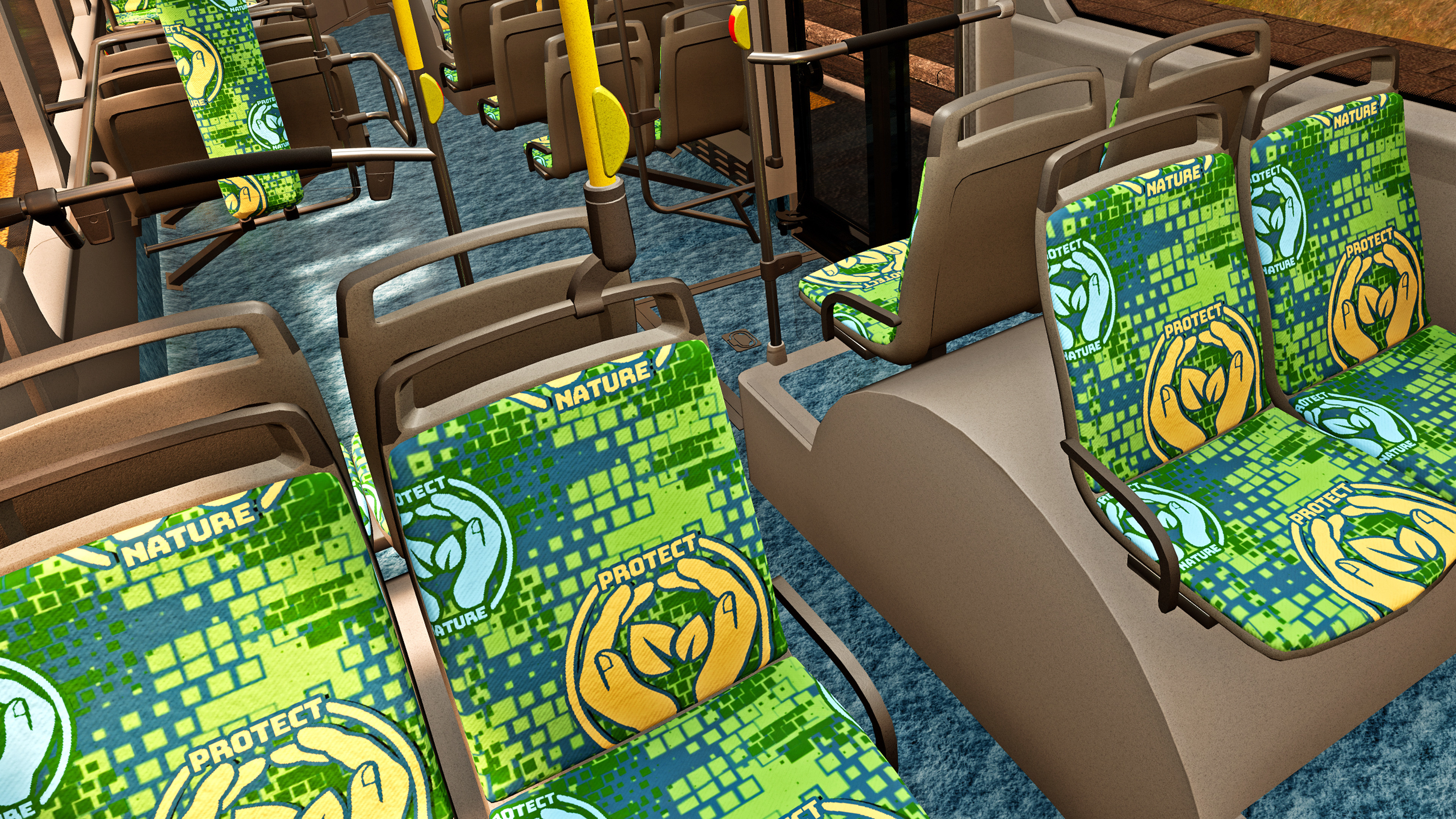 Bus Simulator 21 Next Stop - Protect Nature Interior Pack screenshot 2