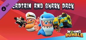 Worms Rumble - Captain & Shark Double Pack