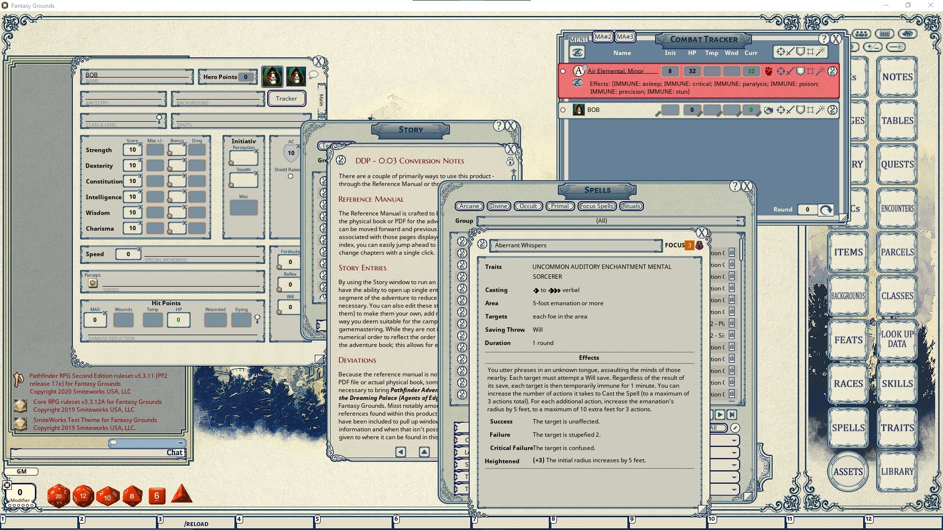 Fantasy Grounds - FG Theme - Winter screenshot 2